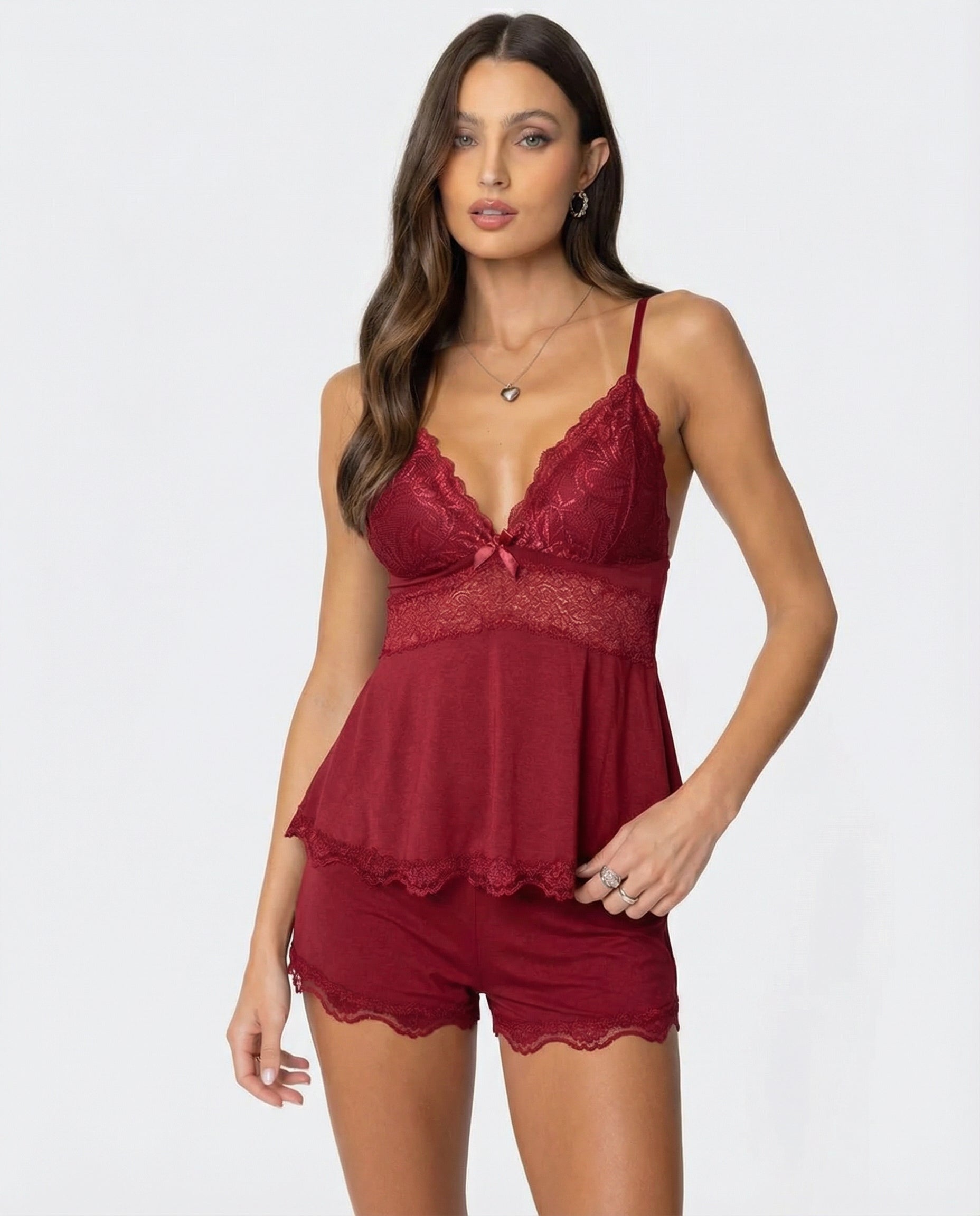 Valentina | Midnight Lace Set