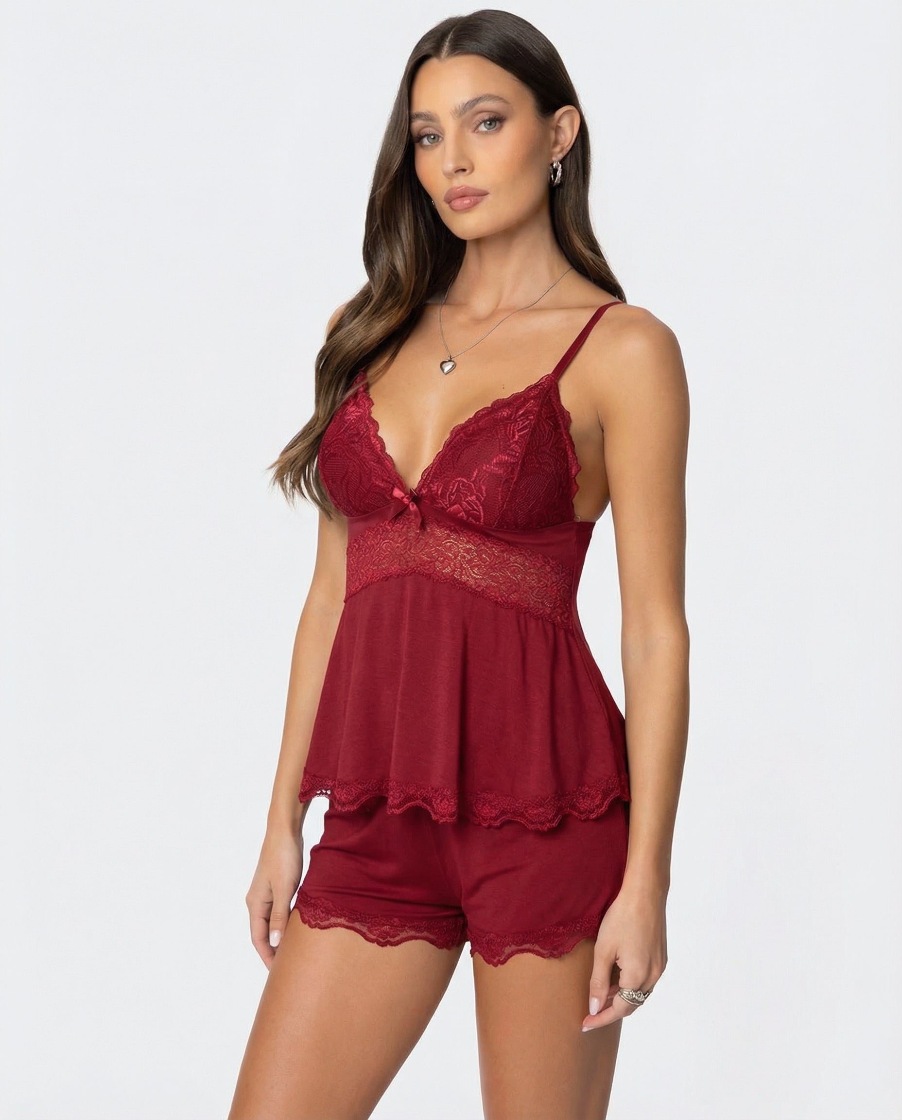 Valentina | Midnight Lace Set