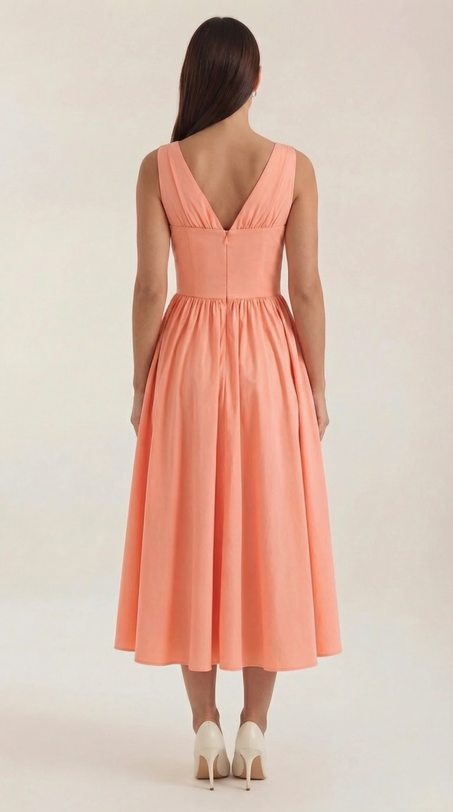 Cassiopeia | Vestido midi con escote en V