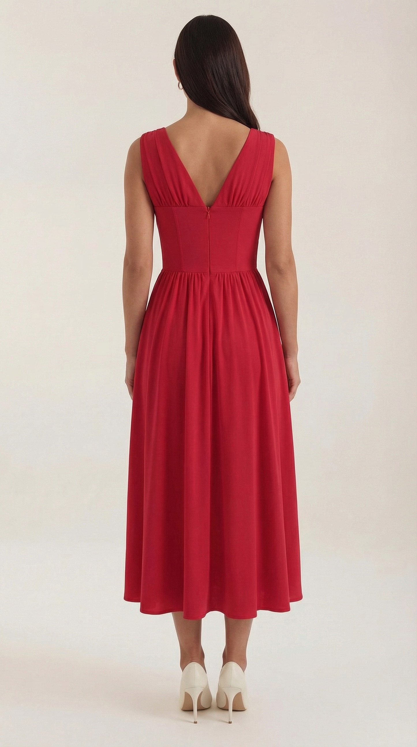 Cassiopeia | Vestido midi con escote en V