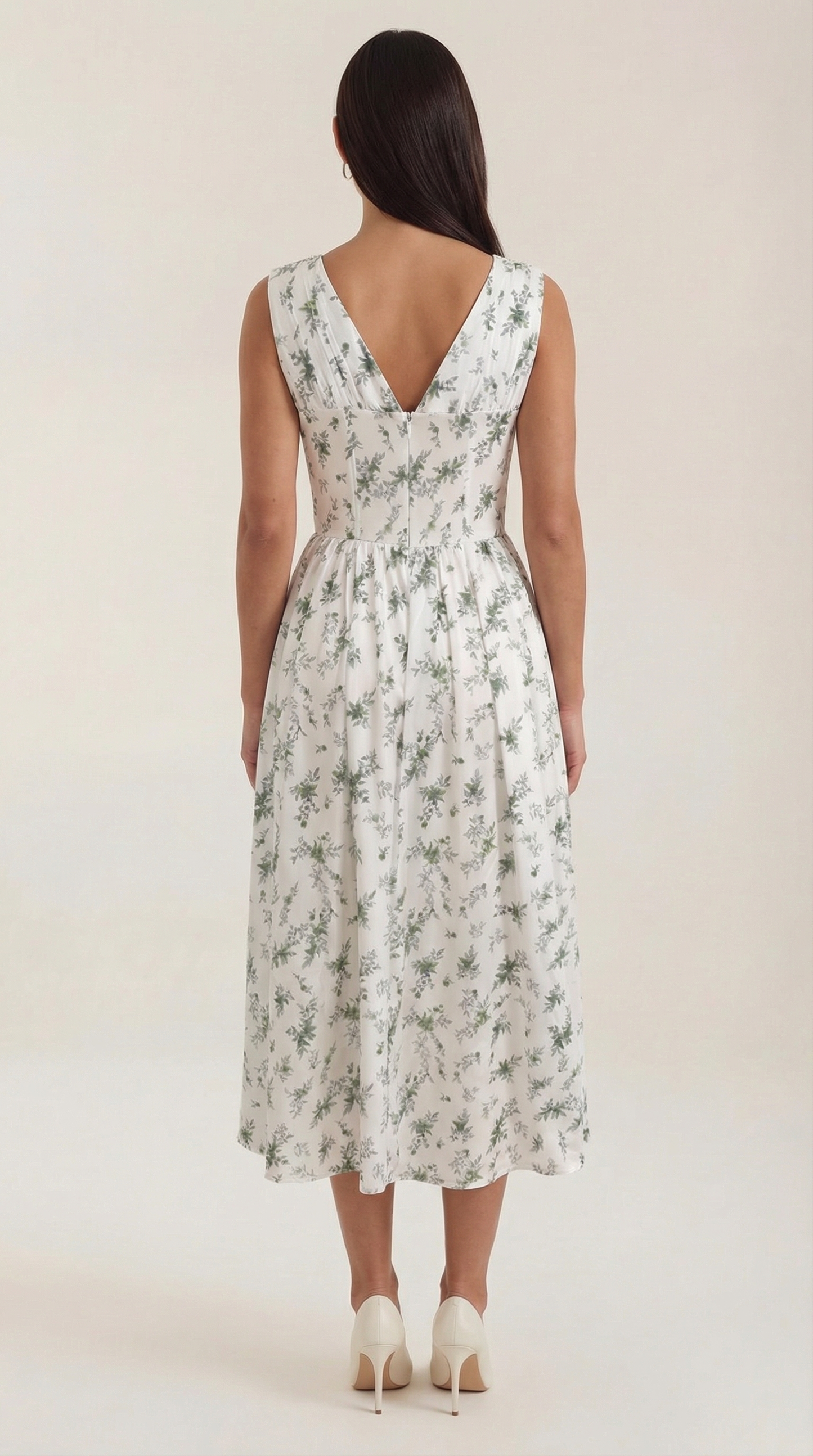 Cassiopeia | Vestido midi con escote en V