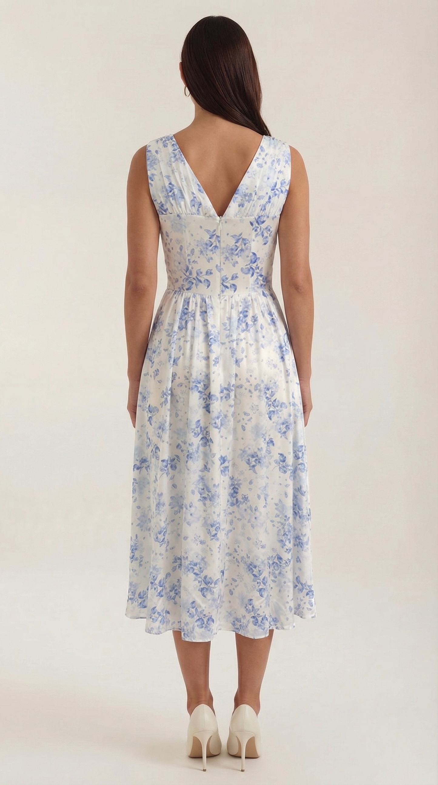 Cassiopeia | Vestido midi con escote en V