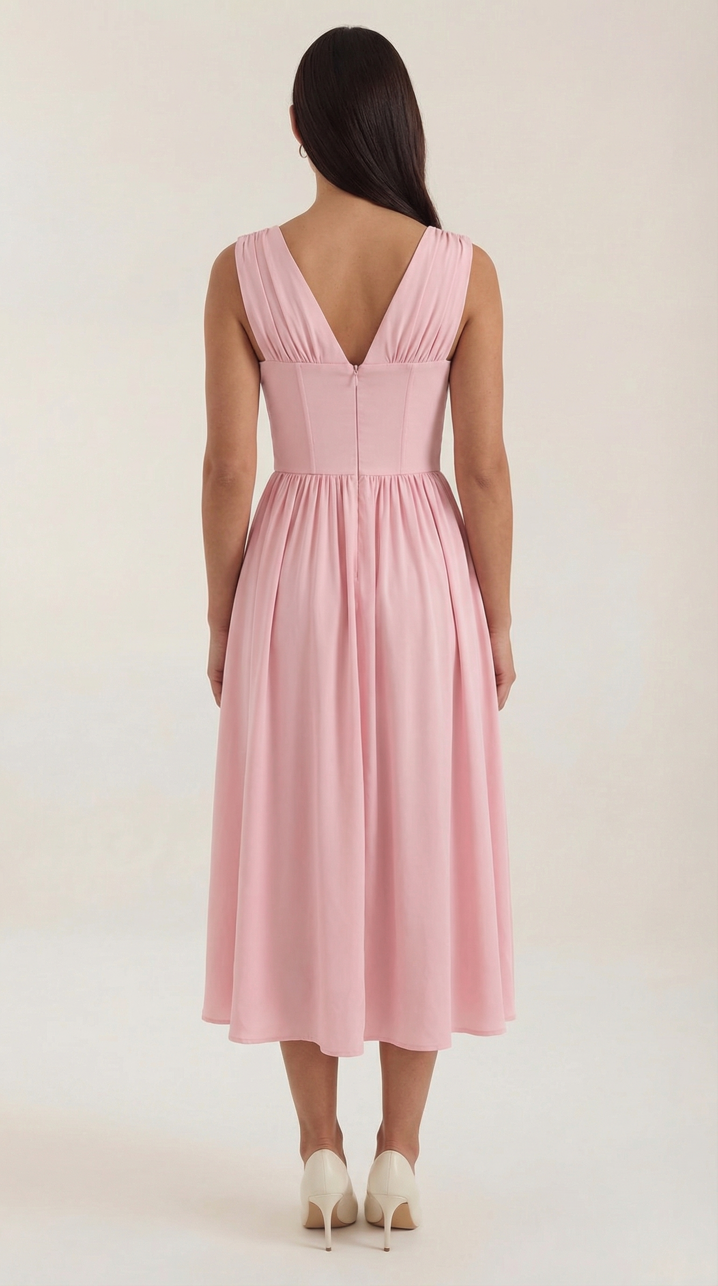 Cassiopeia | Vestido midi con escote en V