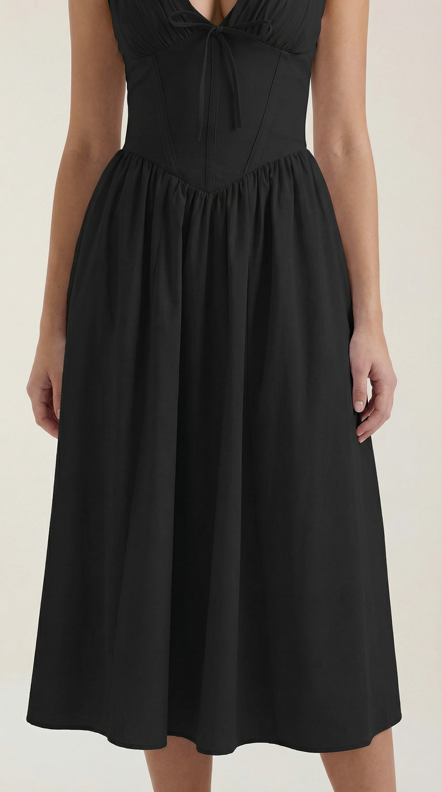 Cassiopeia | Vestido midi con escote en V