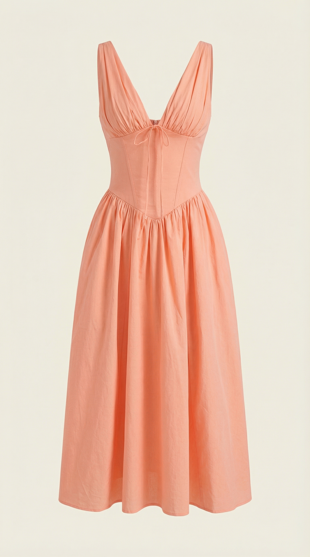 Cassiopeia | Midi dress with V-neckline