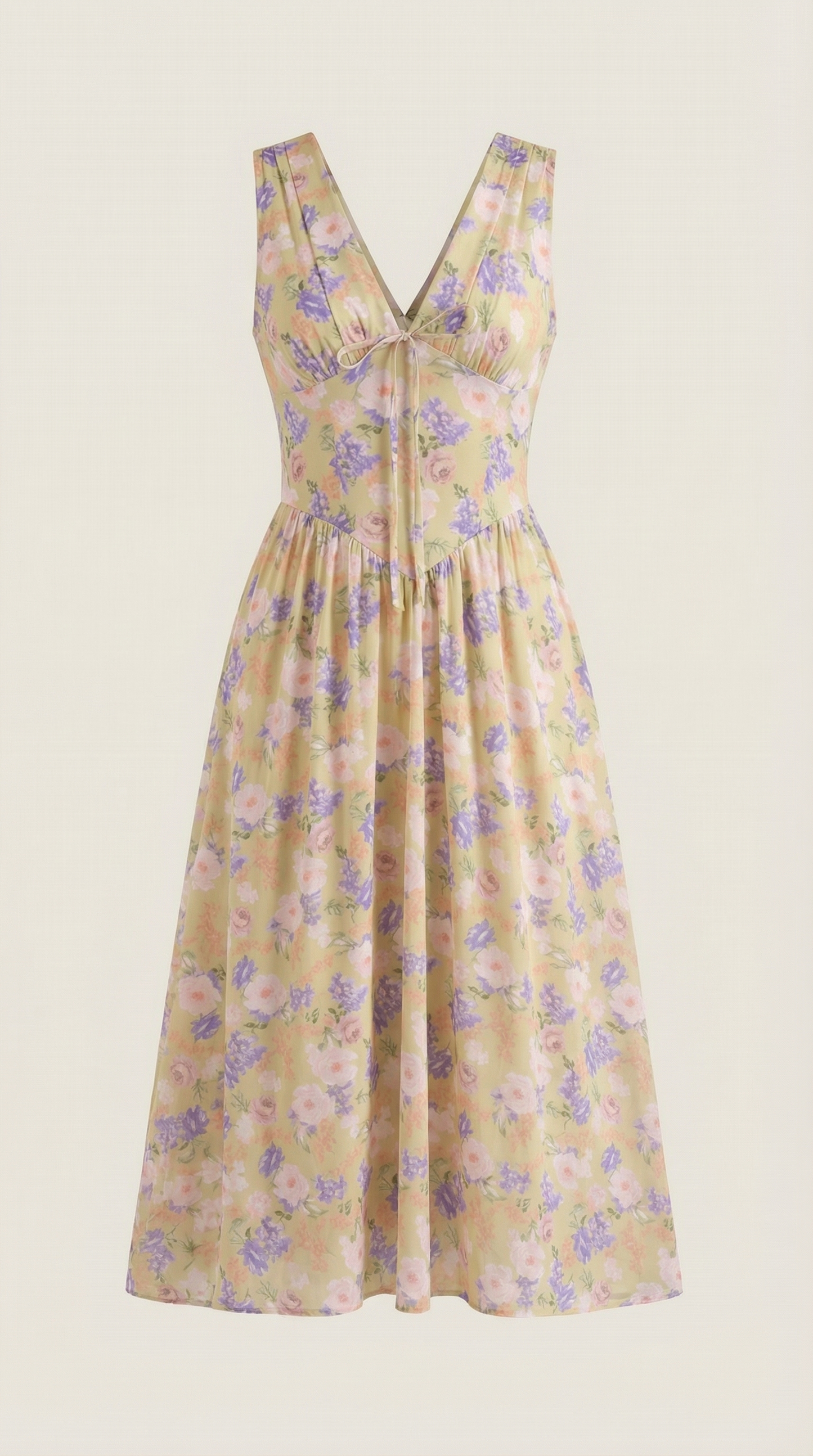 Cassiopeia | Vestido midi con escote en V