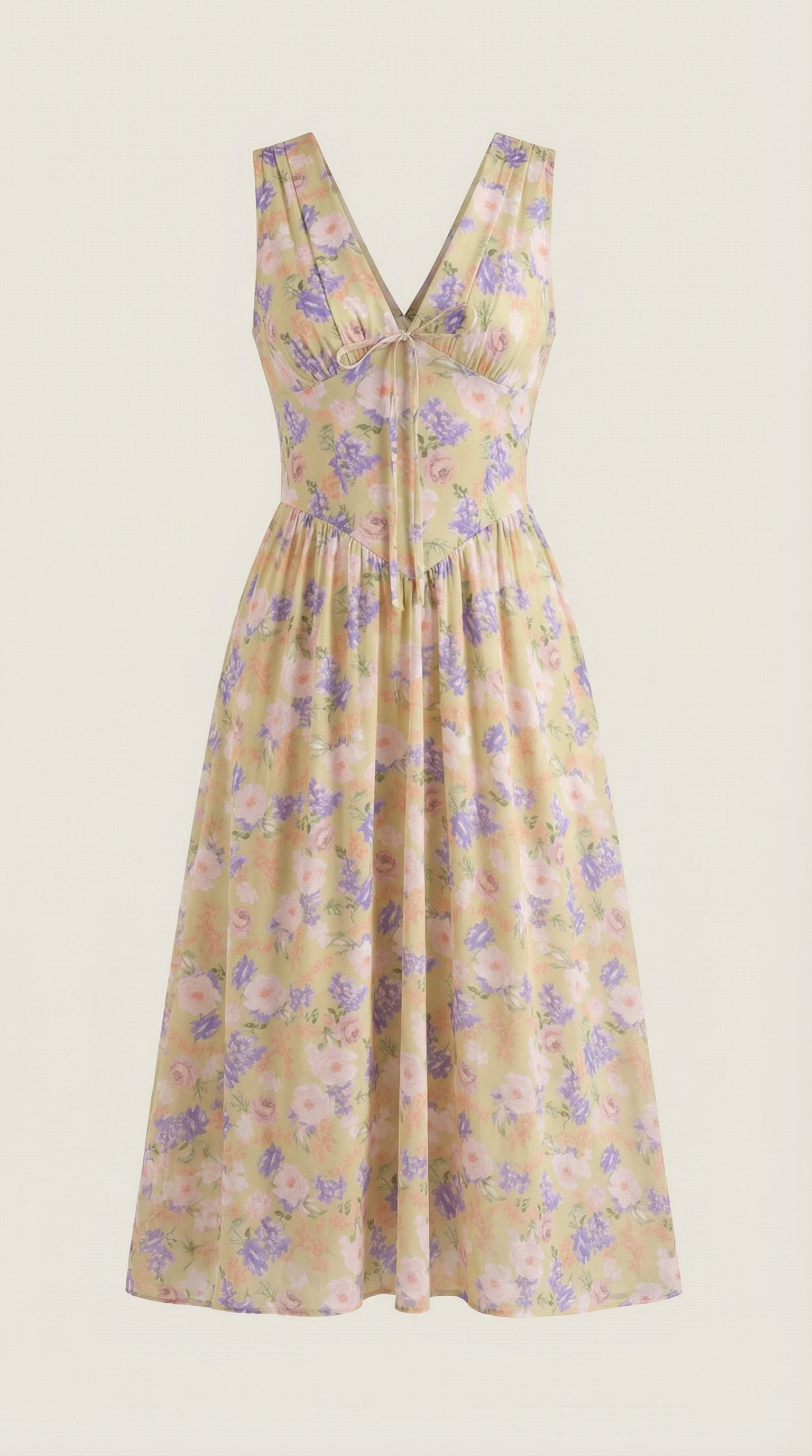 Cassiopeia | Midi dress with V-neckline