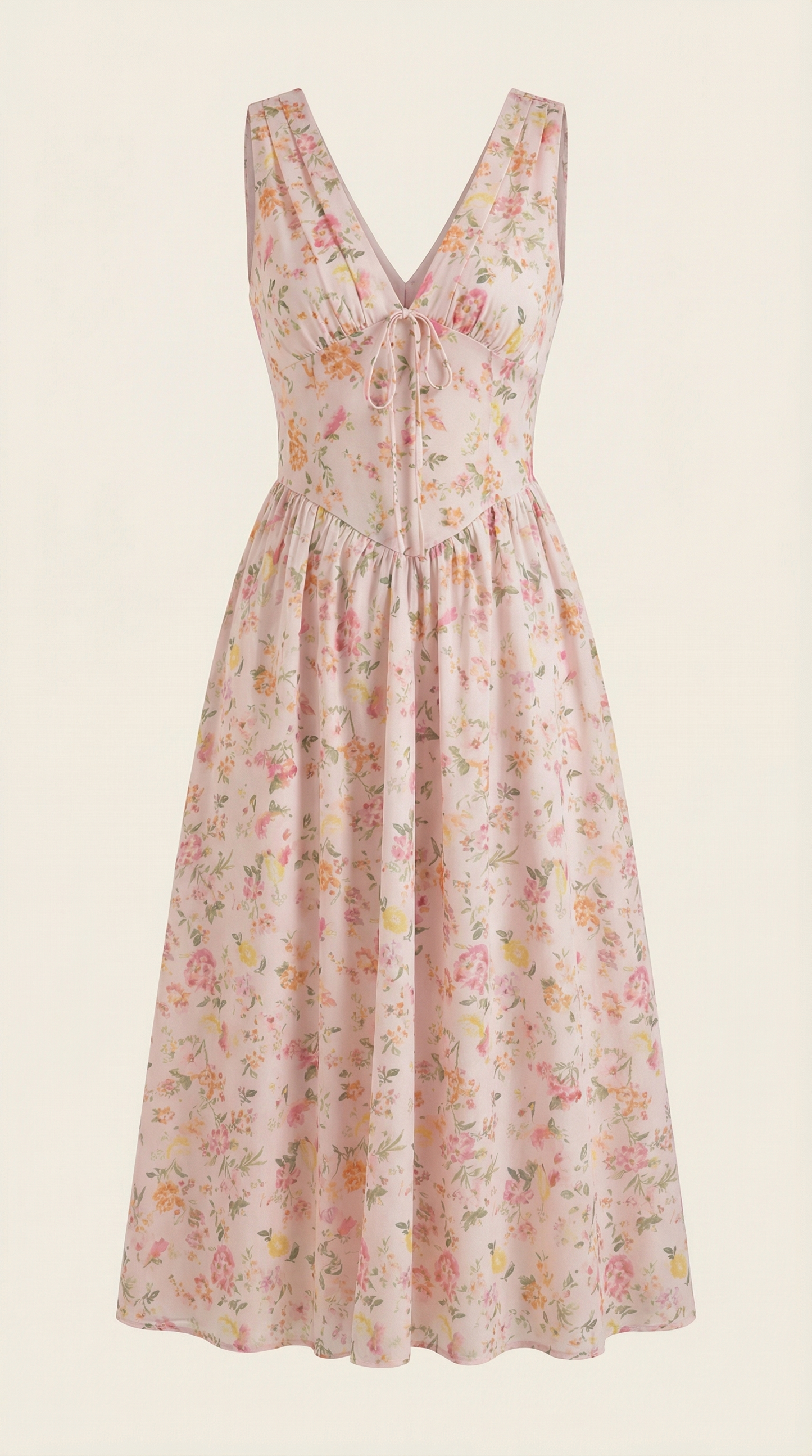 Cassiopeia | Vestido midi con escote en V