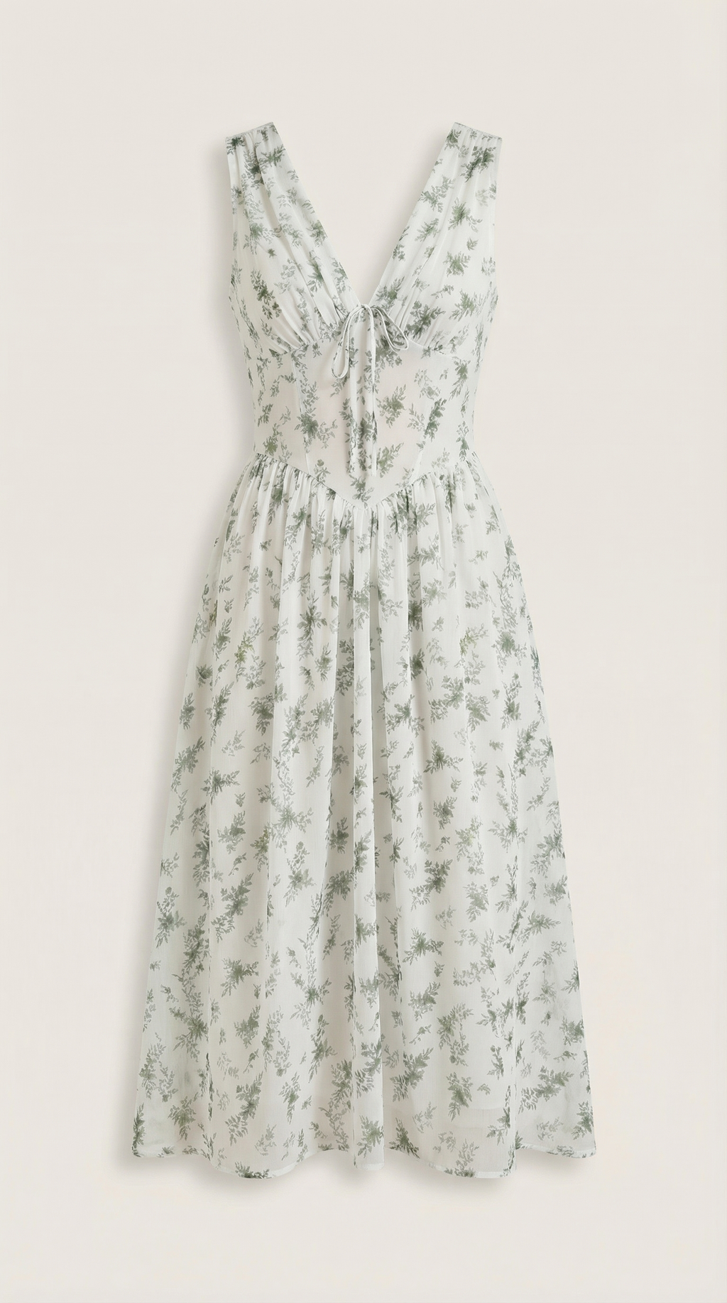 Cassiopeia | Midi dress with V-neckline