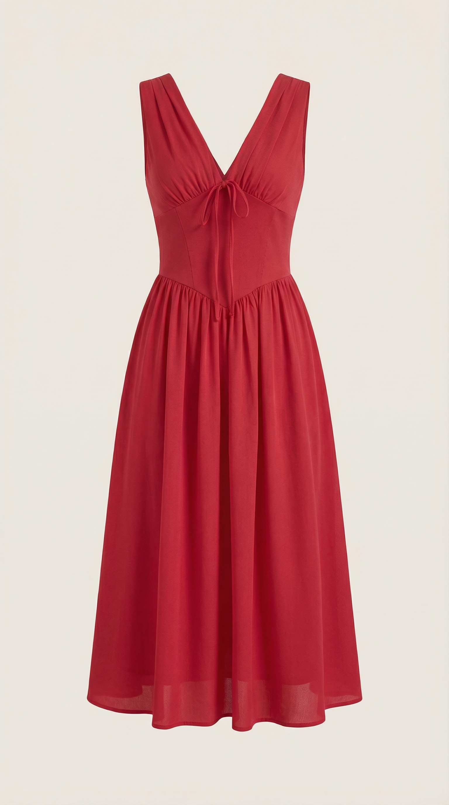 Cassiopeia | Midi dress with V-neckline