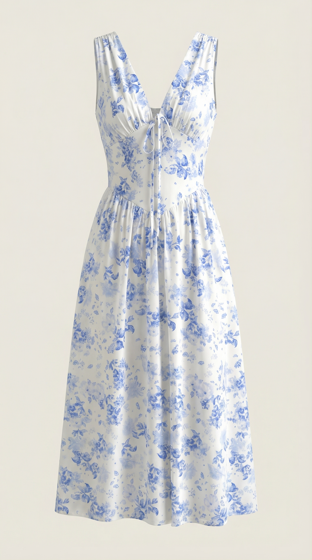 Cassiopeia | Midi dress with V-neckline