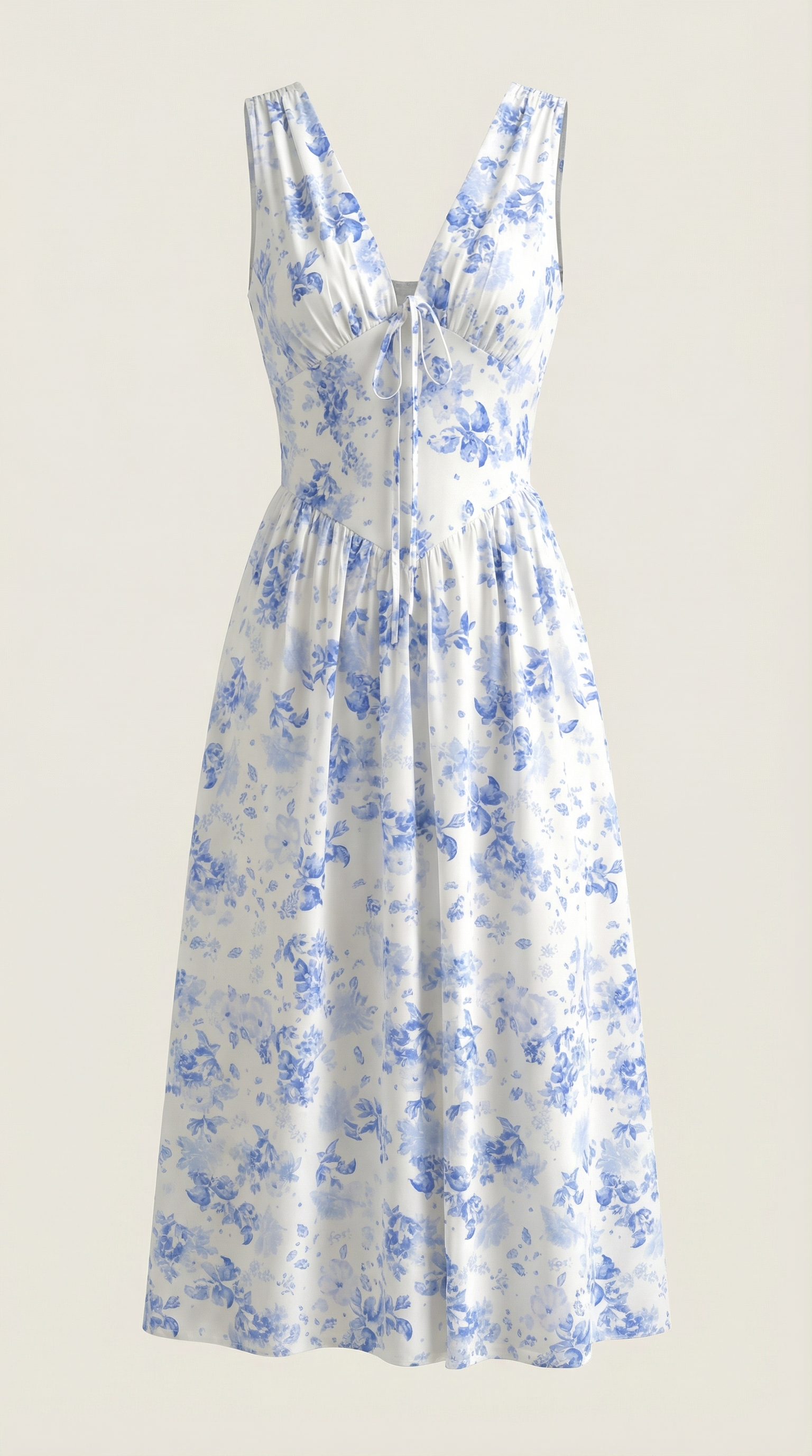 Cassiopeia | Midi dress with V-neckline