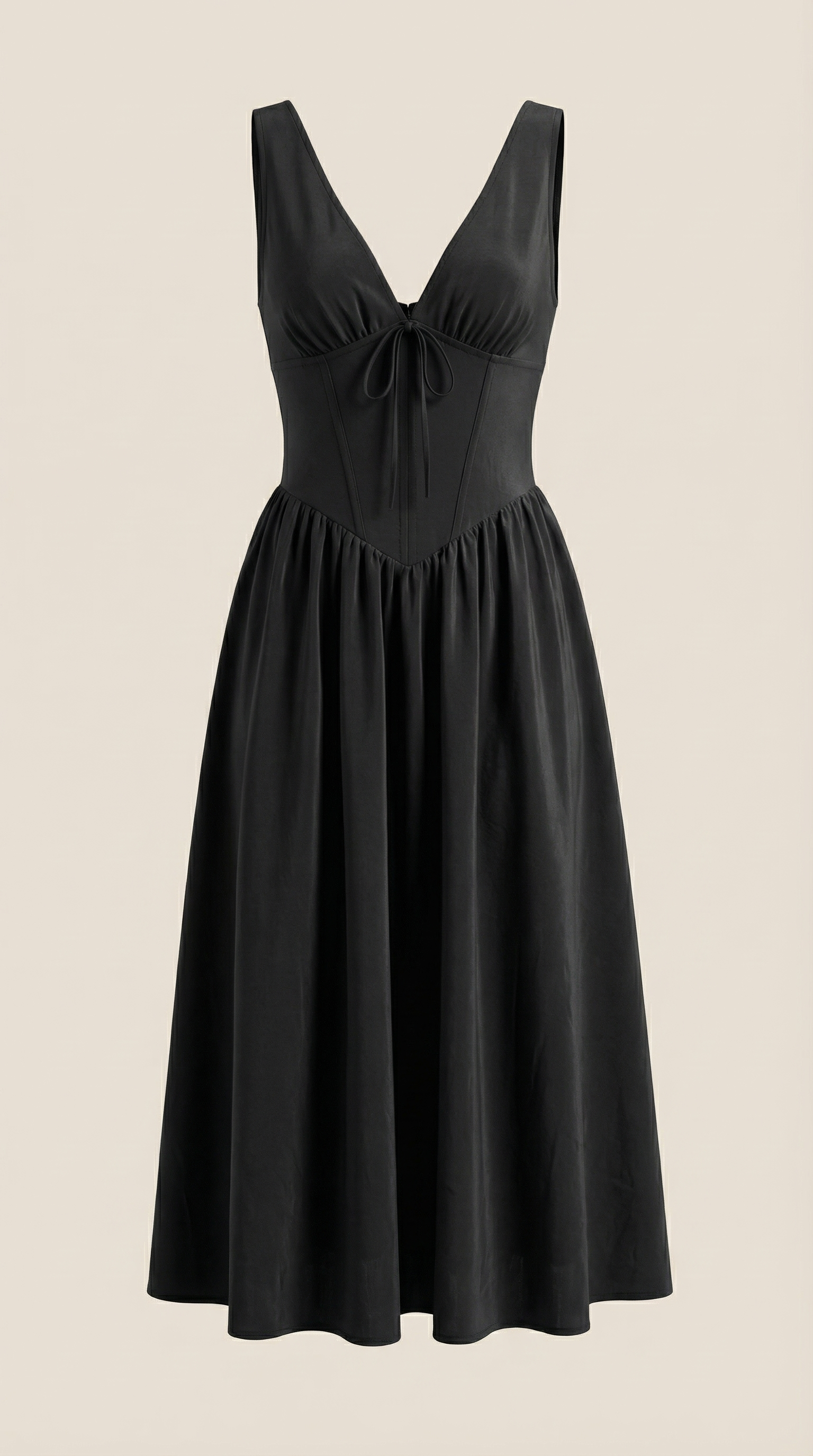 Cassiopeia | Midi dress with V-neckline