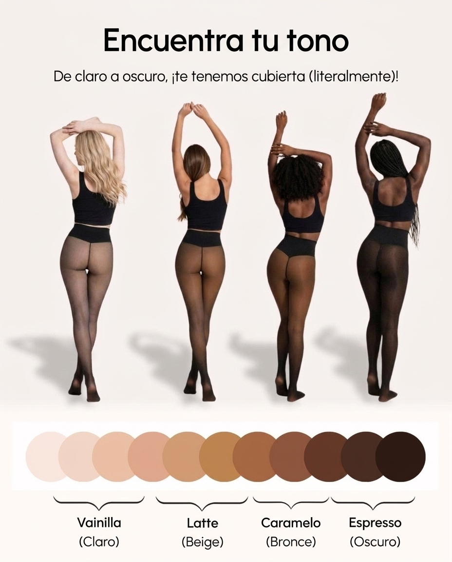 Medias Térmicas Efecto Piel Translúcida