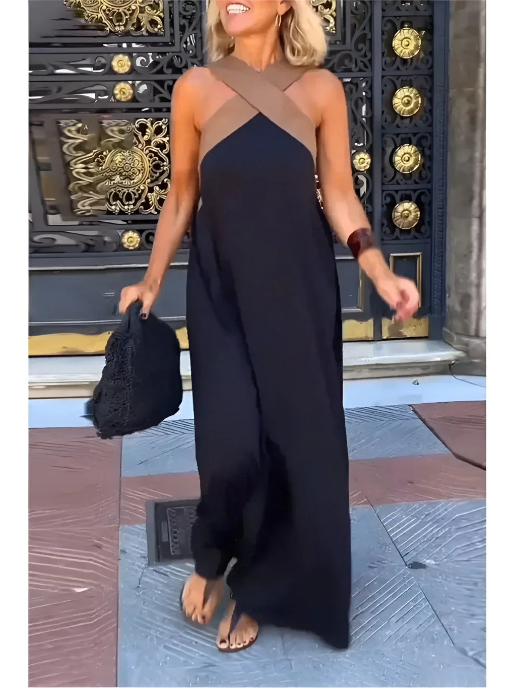 Lucia | Crisscross Maxi Dress