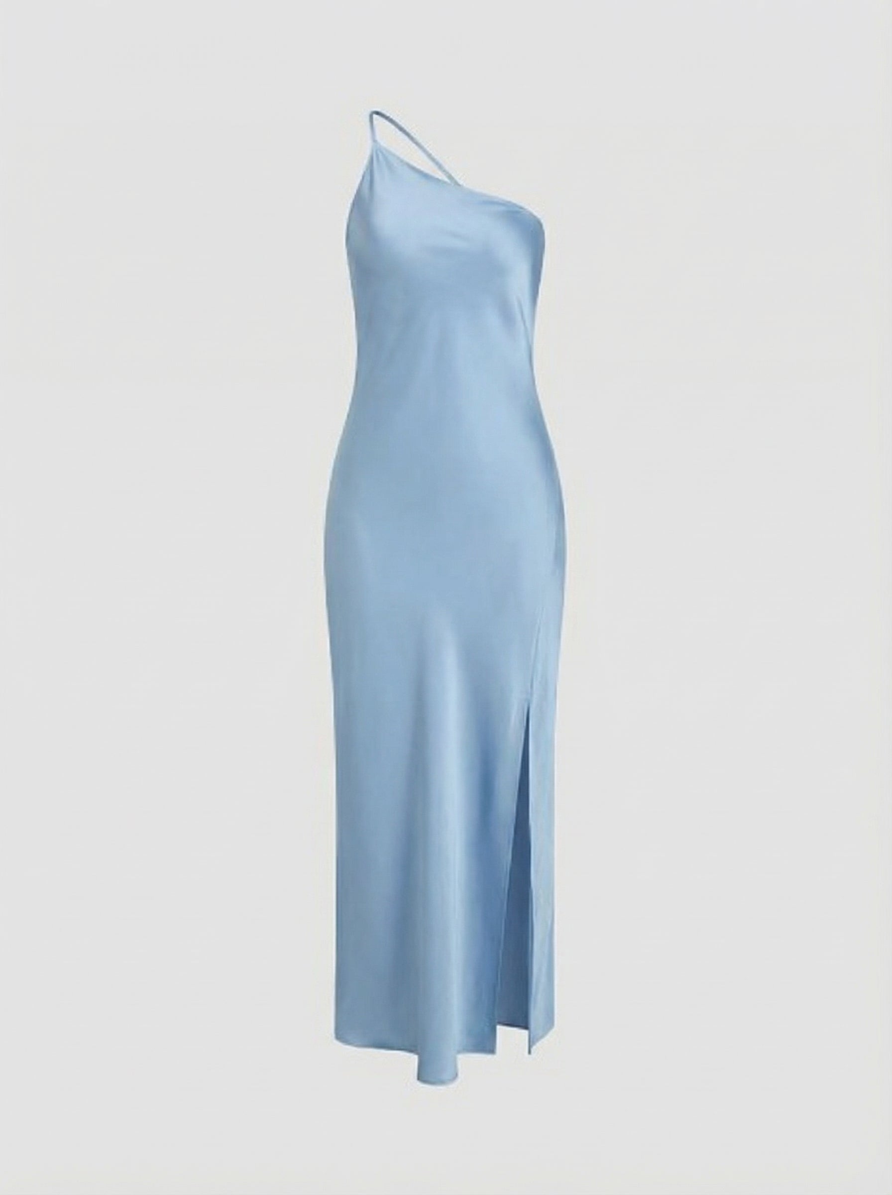 Fiora | Open Back Satin Maxi Dress