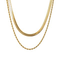 Malena | Set of 18k gold-plated necklaces