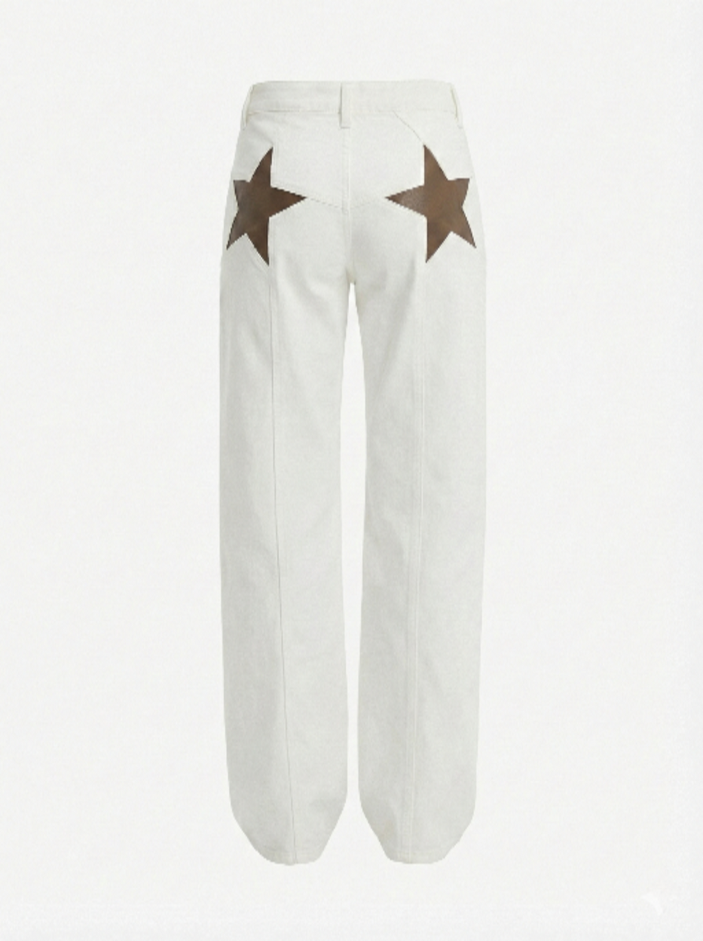 Estrella | Pantalón campana con estrellas bordadas