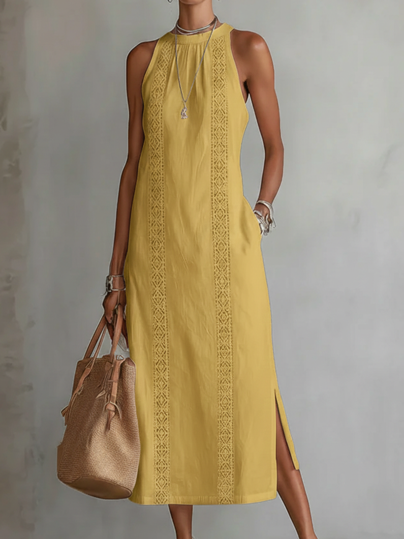 Jimena | High Neck Midi Dress