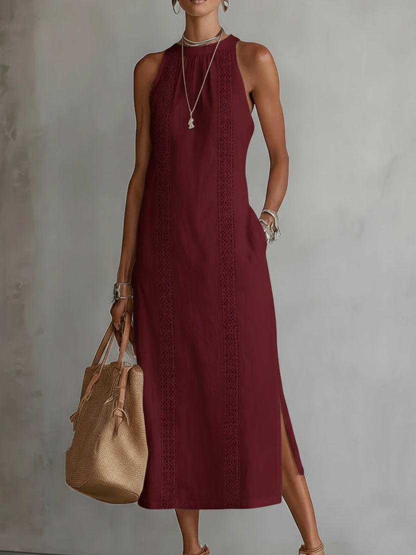Jimena | High Neck Midi Dress