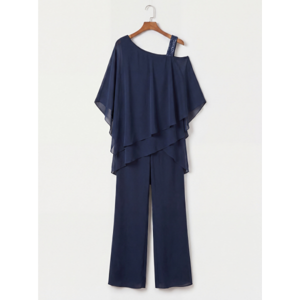 Manuela | Two-Piece Flowy Set with Wide-Leg Pants