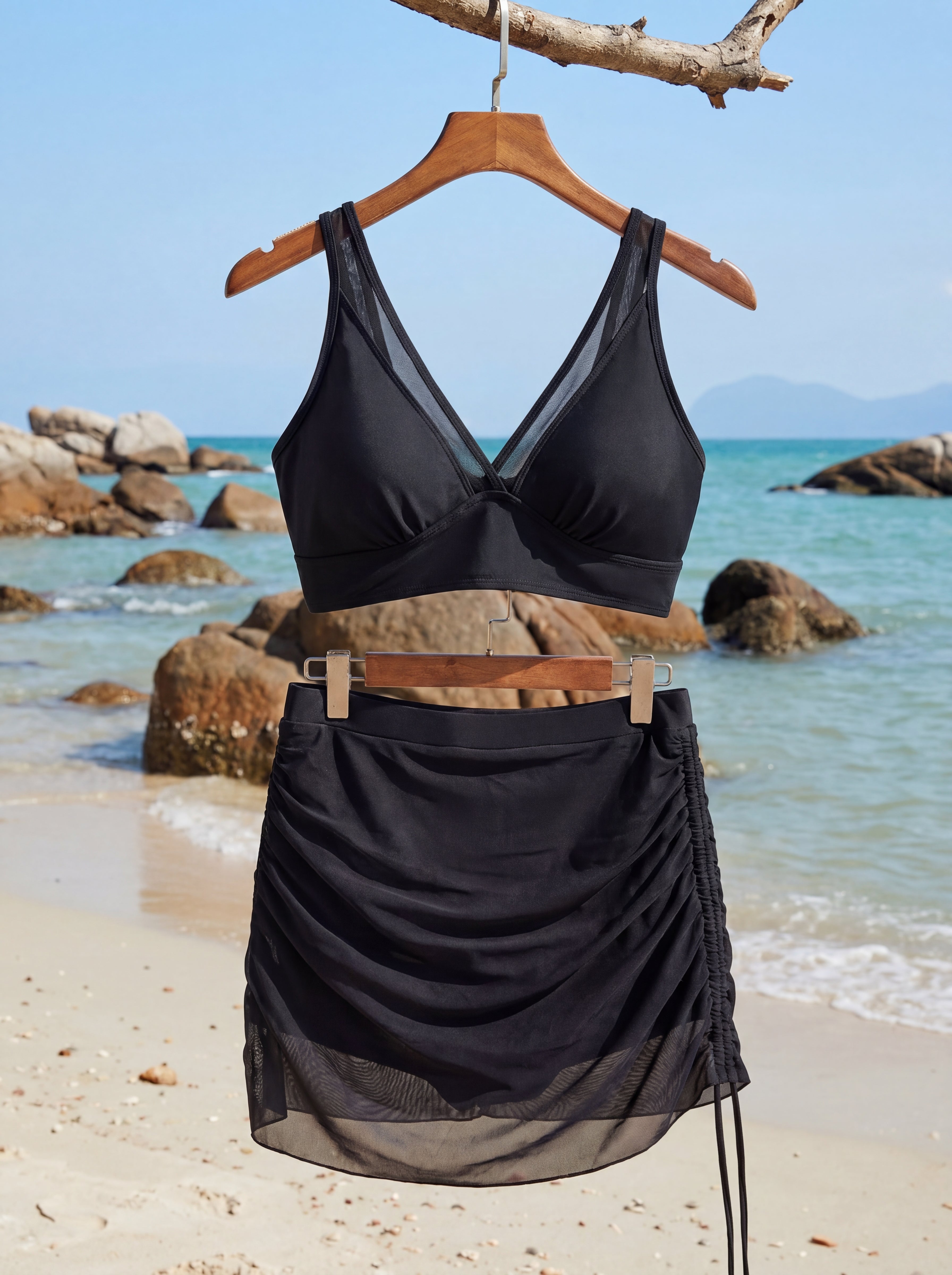 Amanda | High-Waisted Bikini with Skirt
