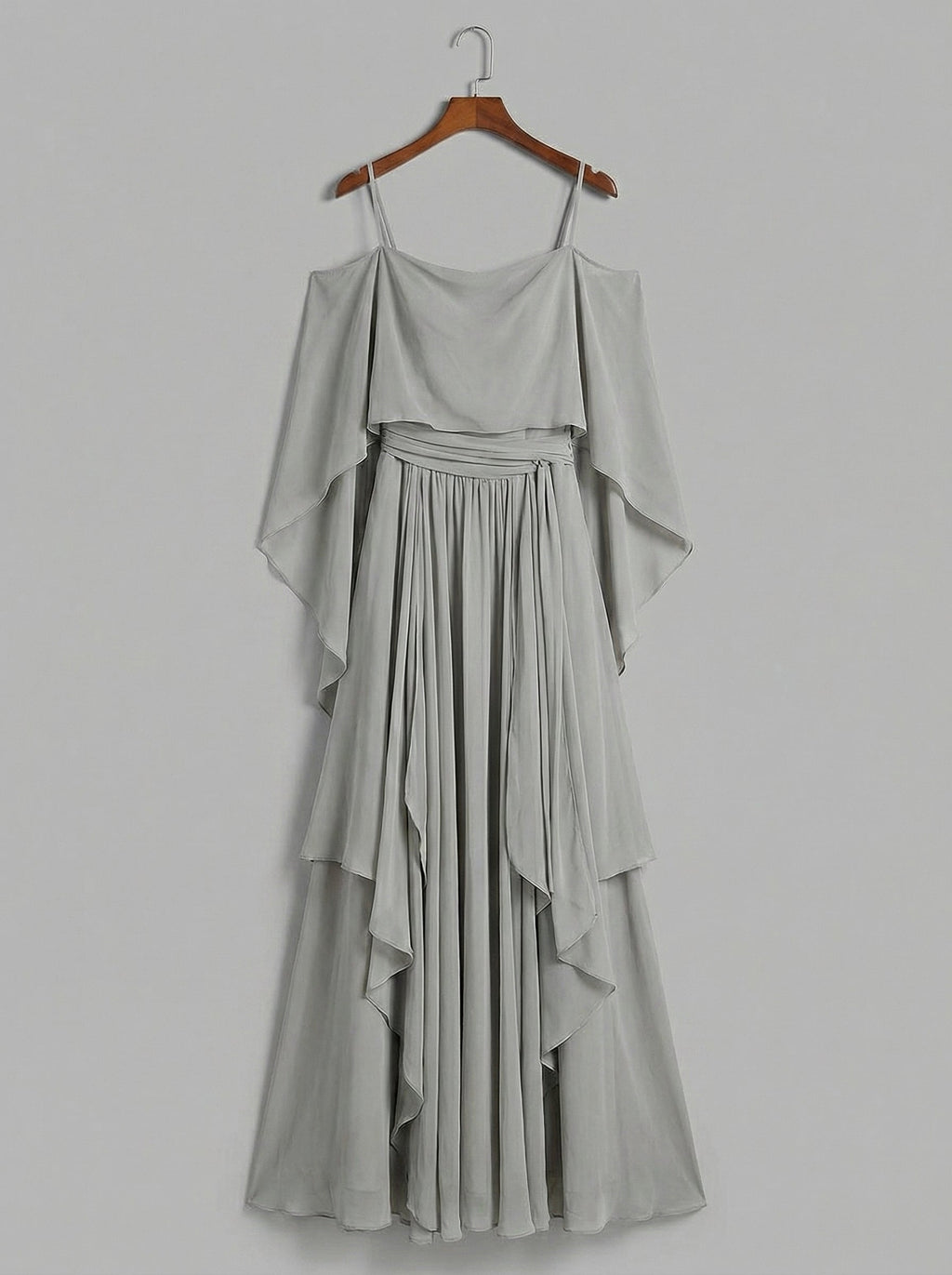 Isabela | Flowy Grey Set with Top and Trousers