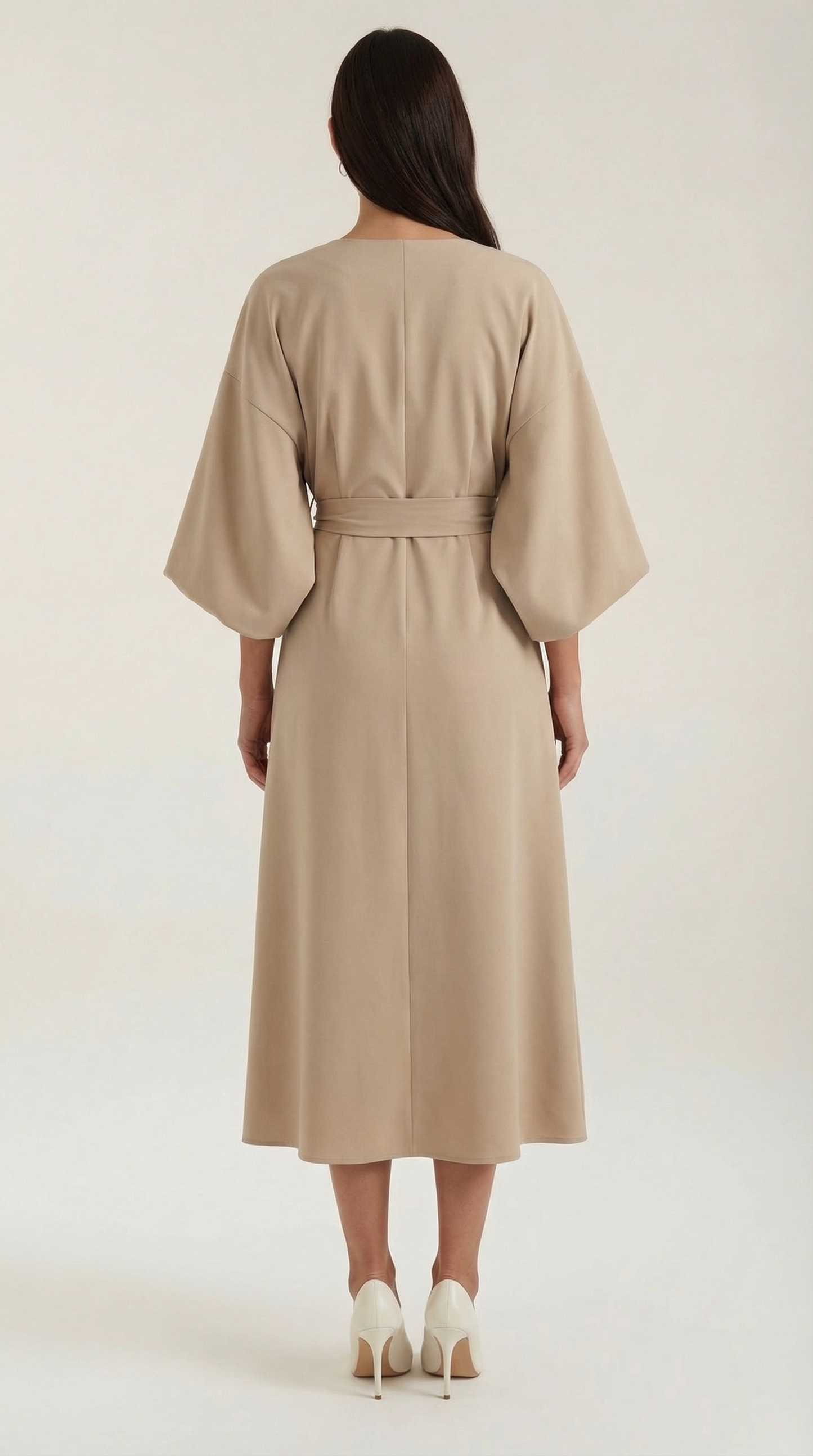 Ana | Vestido largo con cinturón