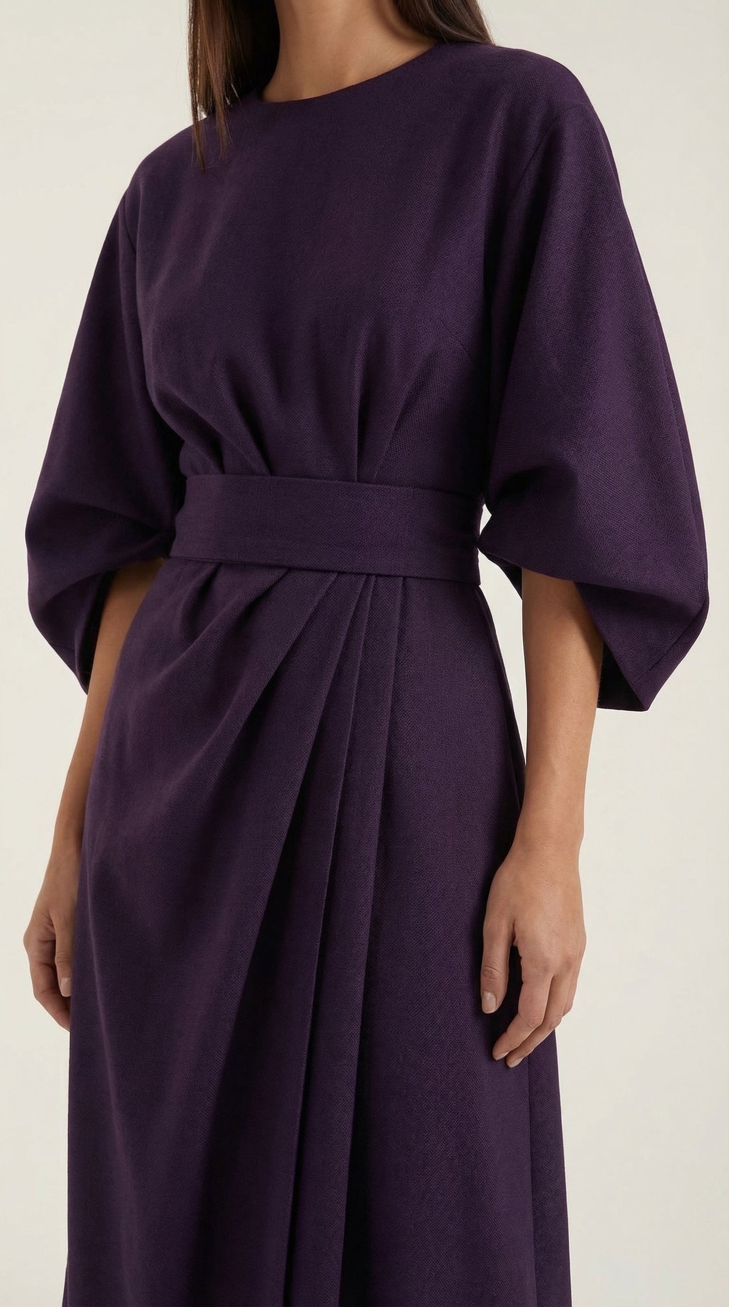 Ana | Vestido largo con cinturón