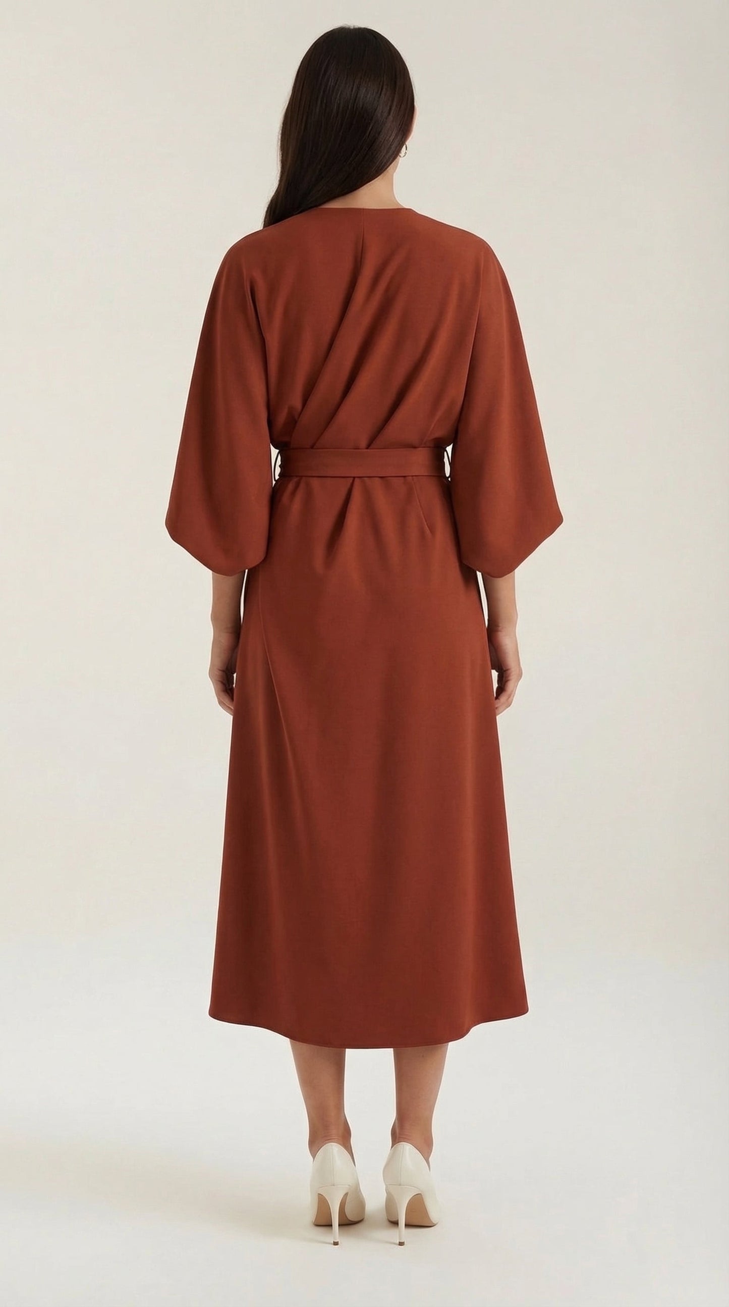 Ana | Vestido largo con cinturón