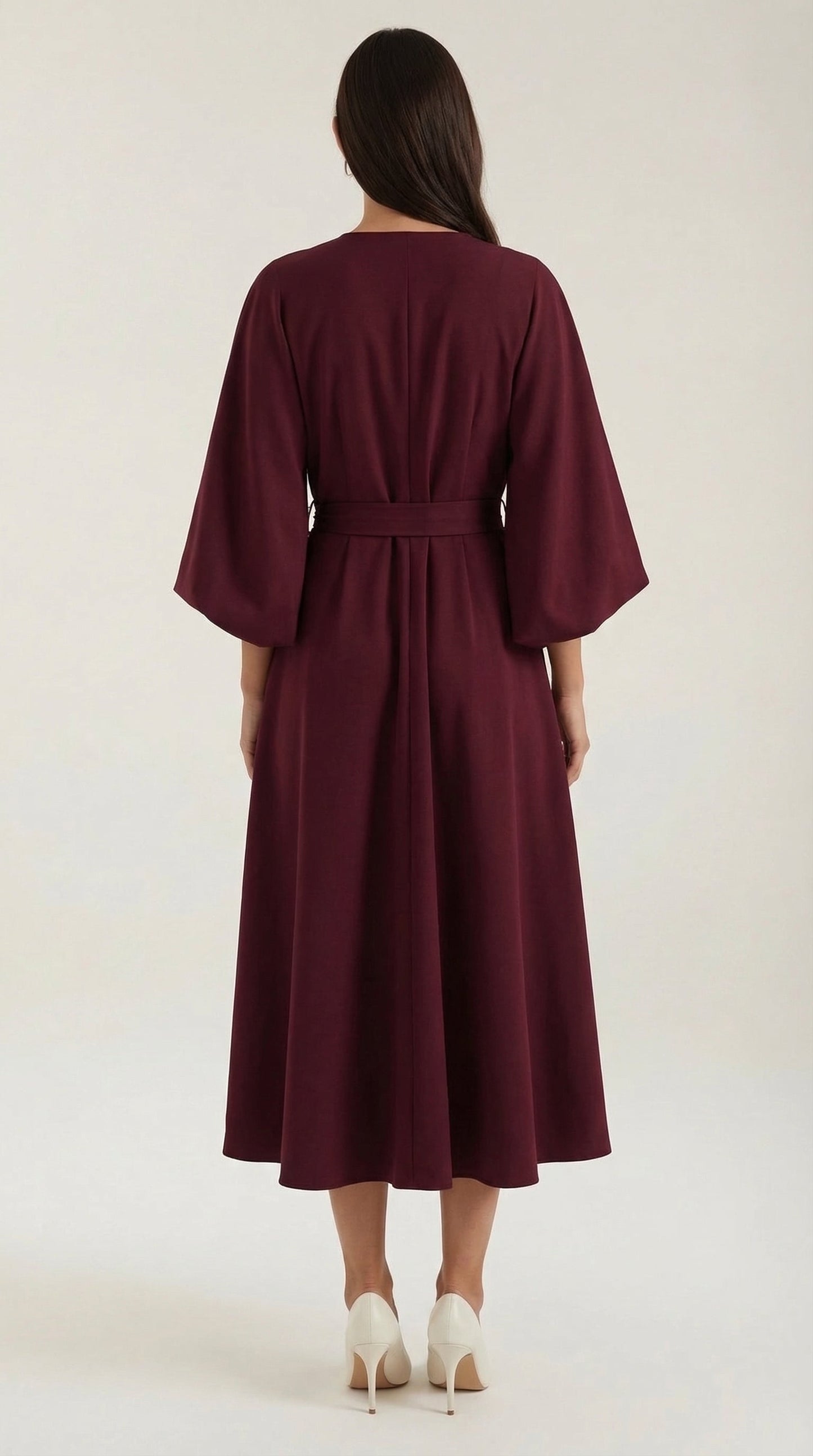 Ana | Vestido largo con cinturón