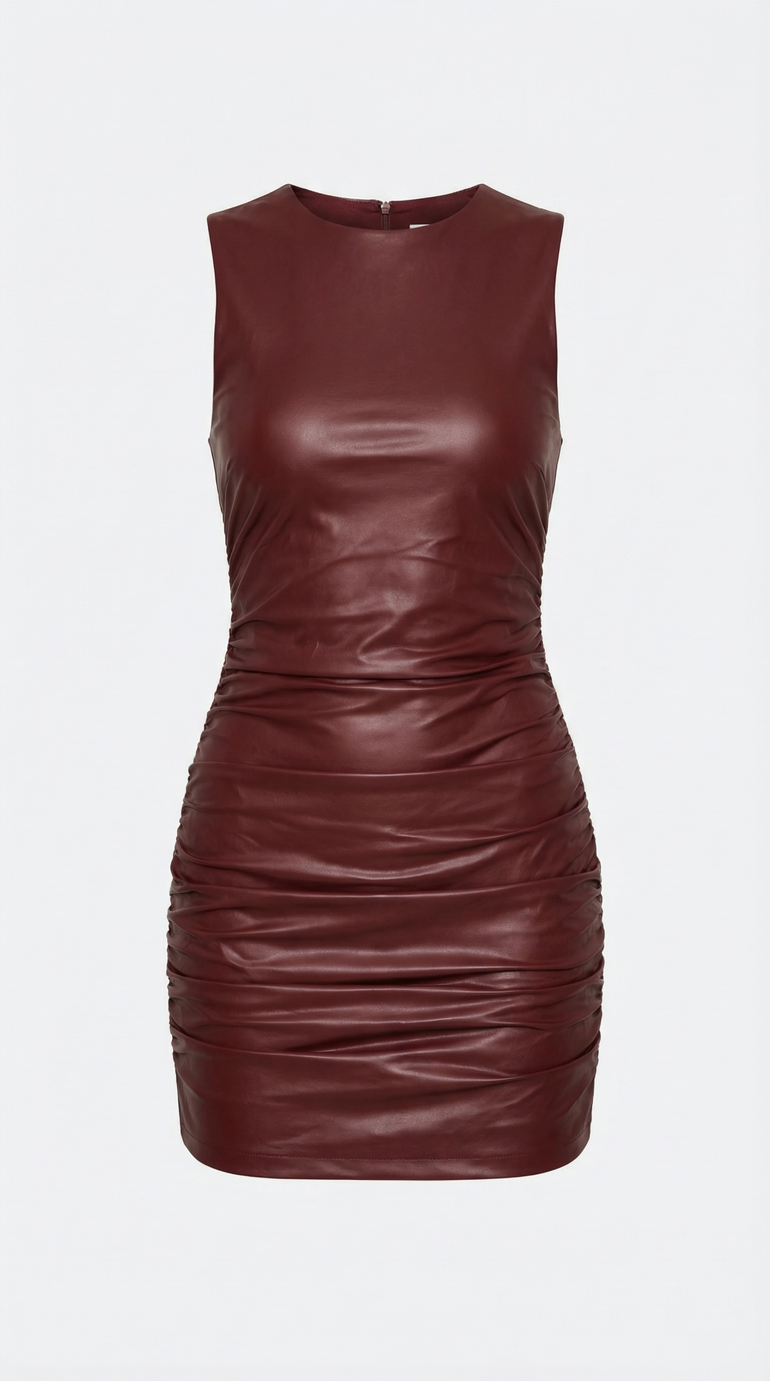 Bernice | Faux Leather Mini Dress