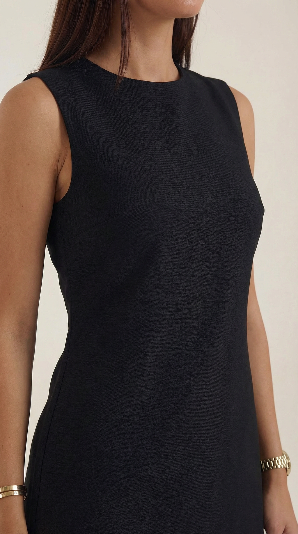 Celine A-line sleeveless mini dress