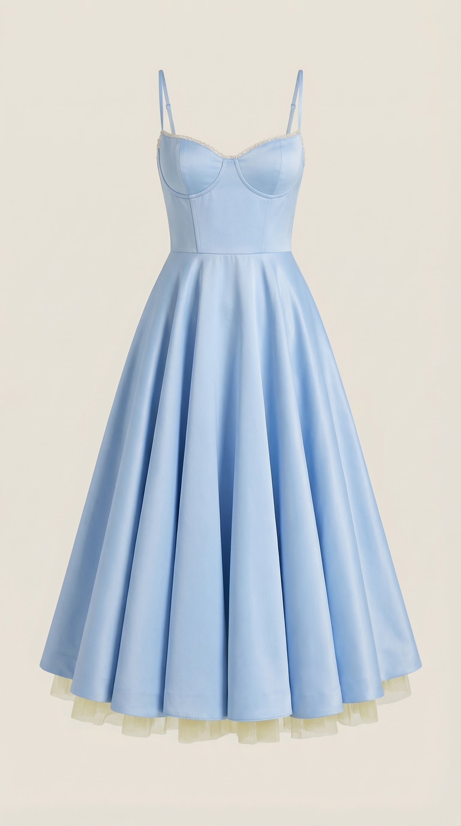 Isold tulle midi dress