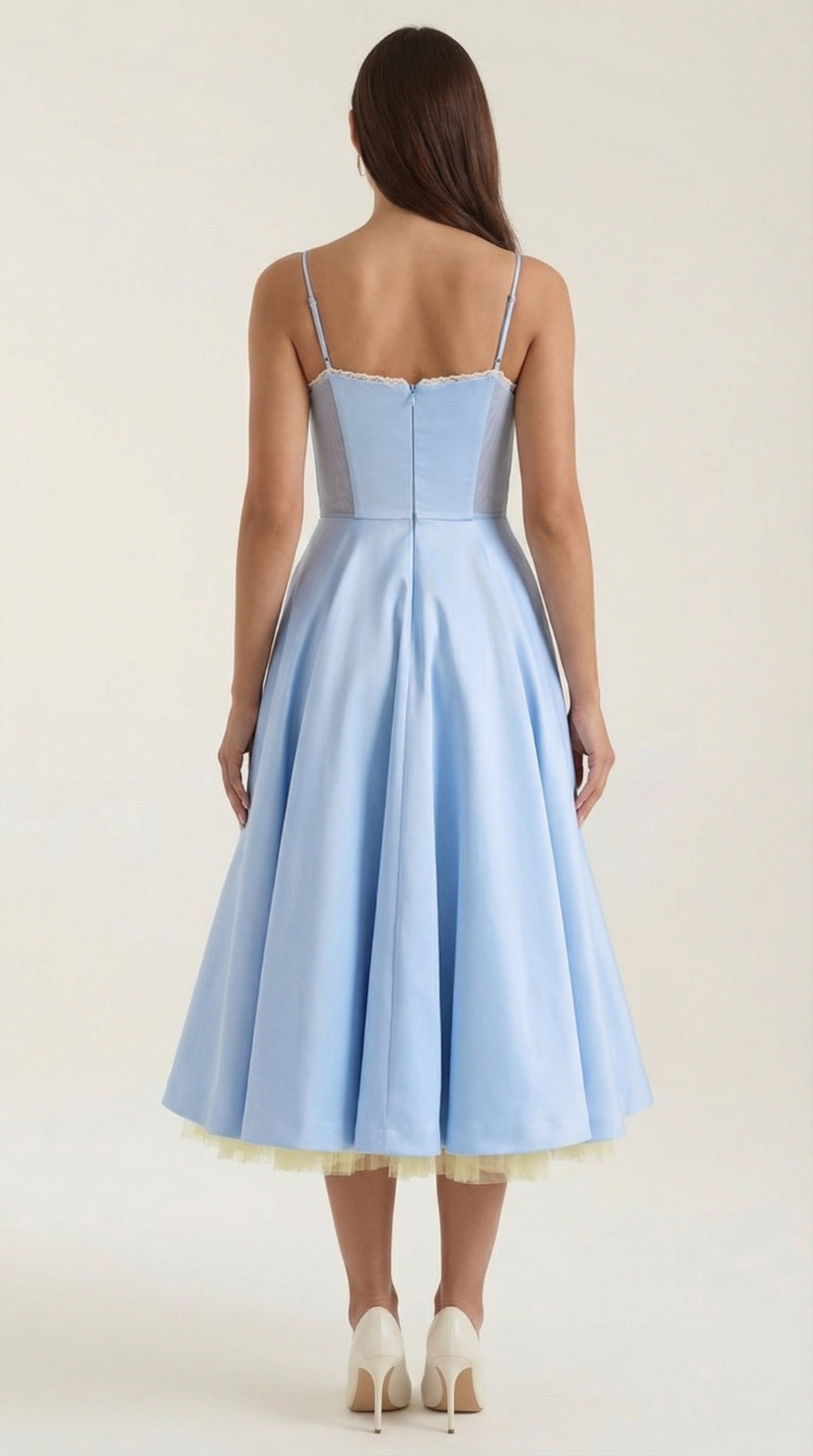 Isold tulle midi dress