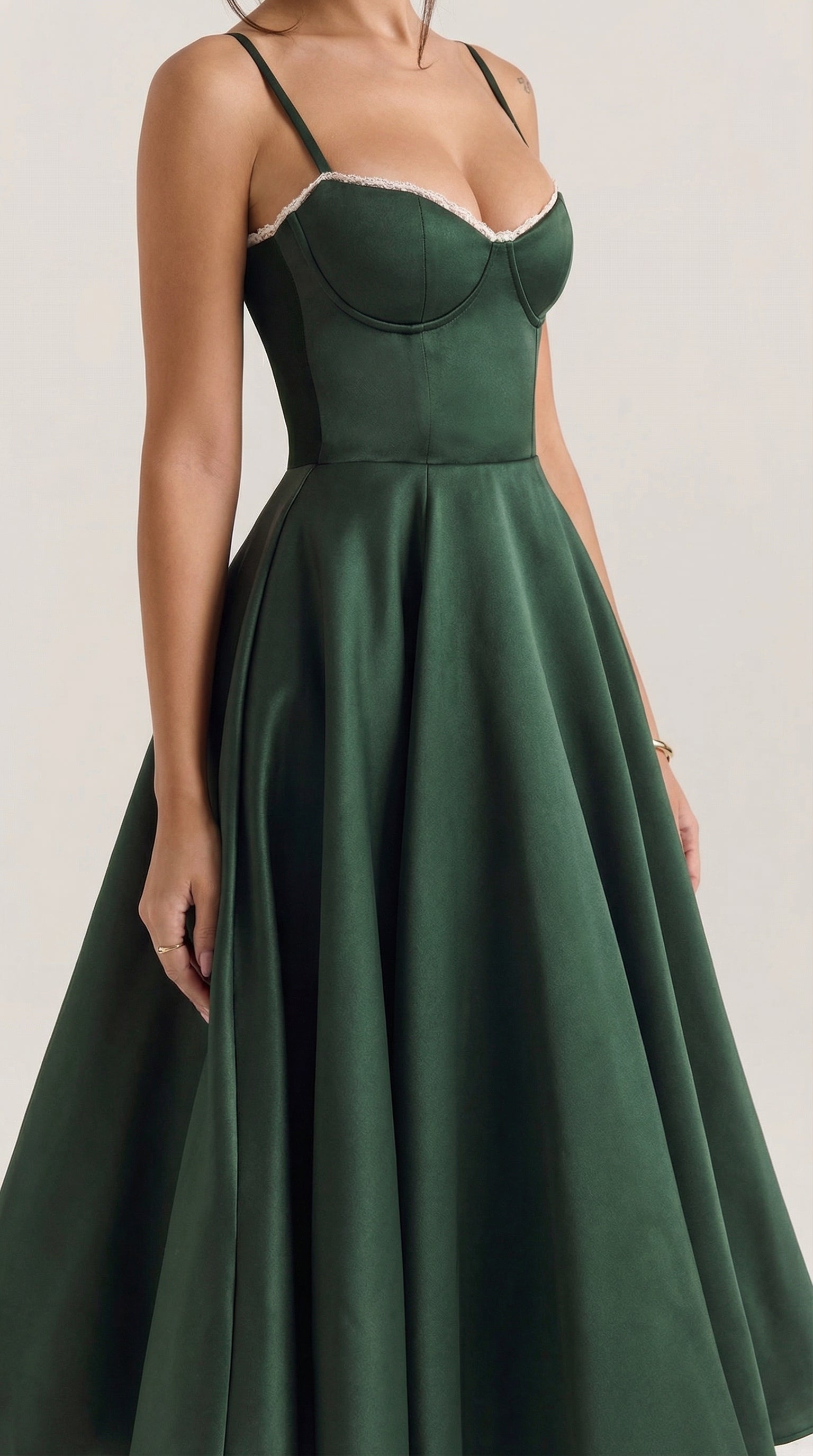 Isold tulle midi dress