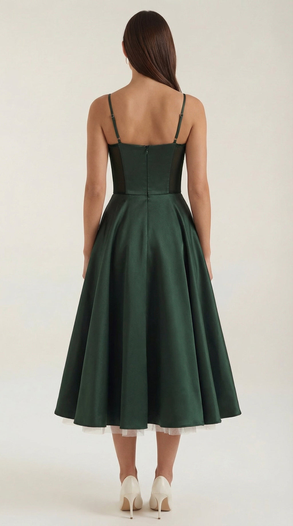 Isold tulle midi dress