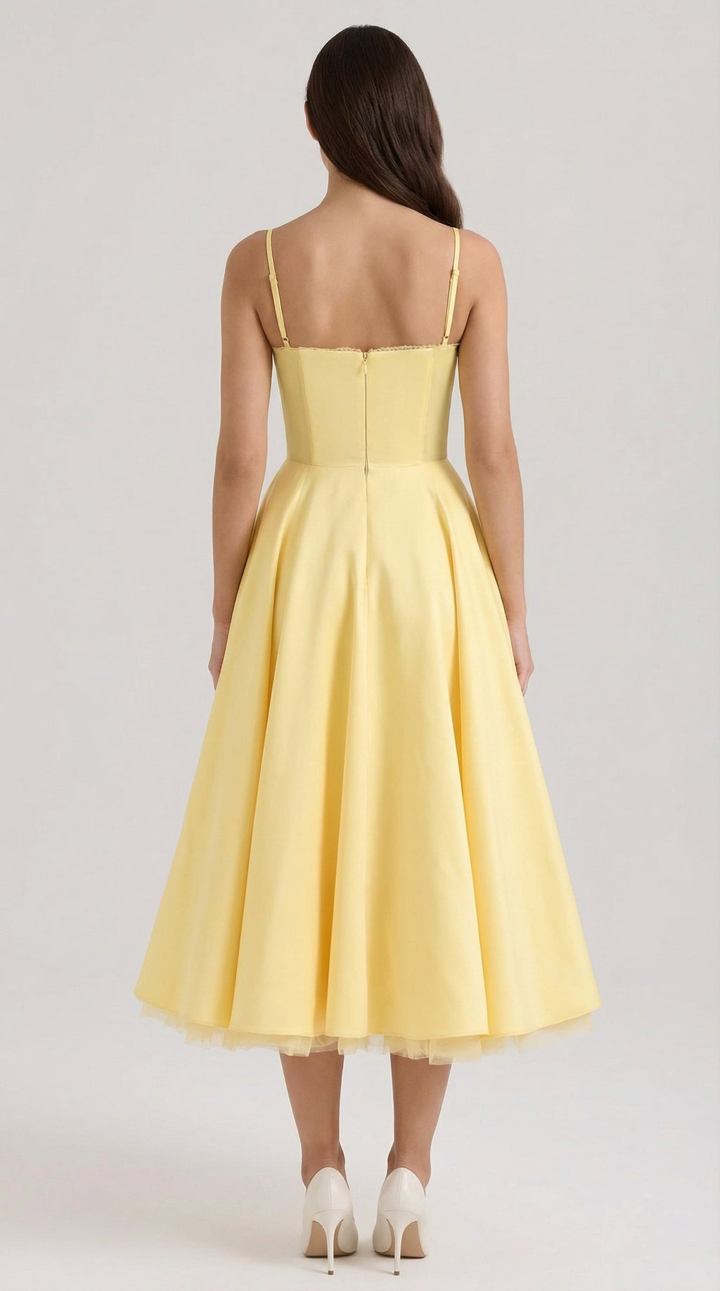 Isold tulle midi dress