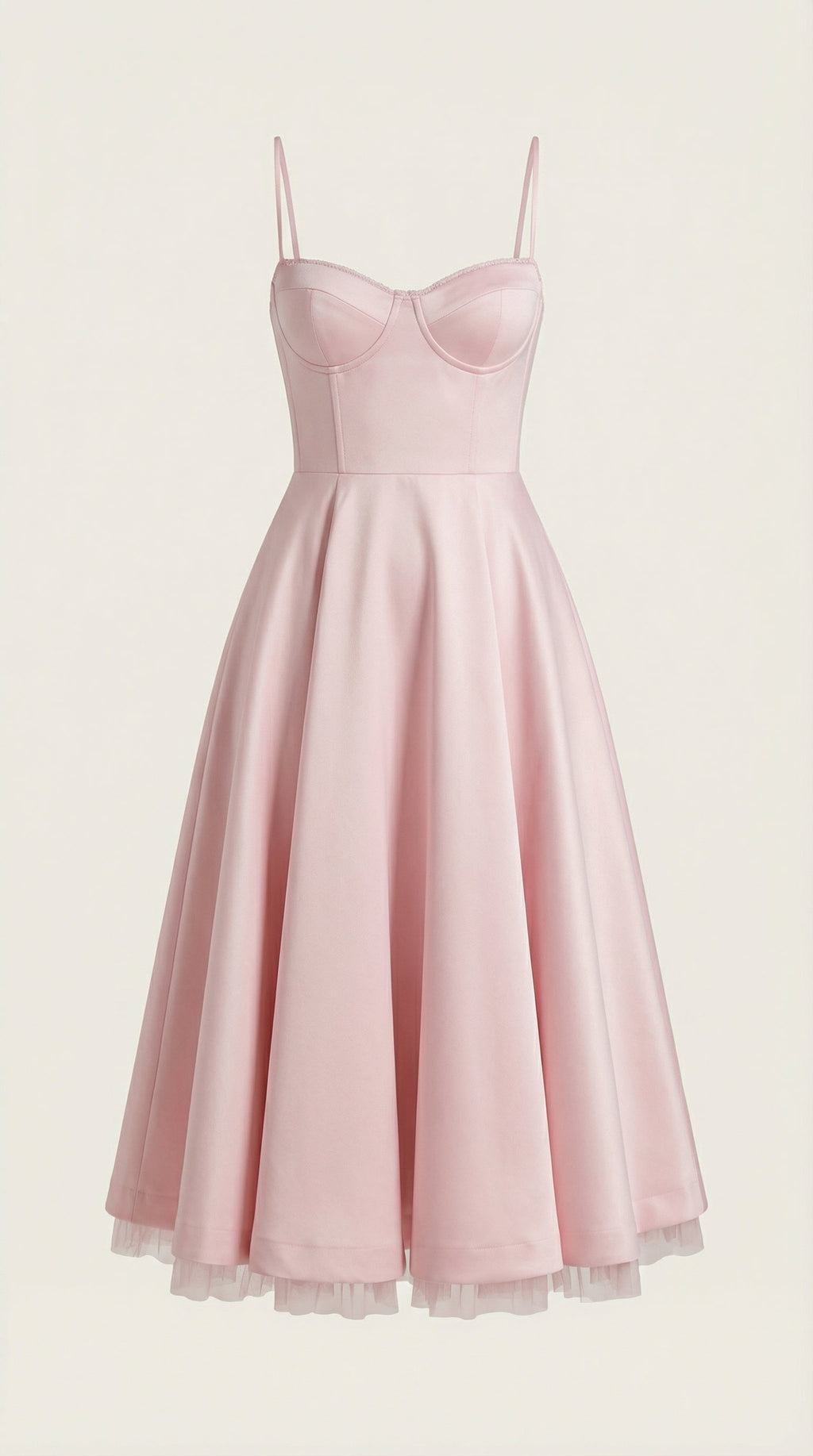 Isold tulle midi dress
