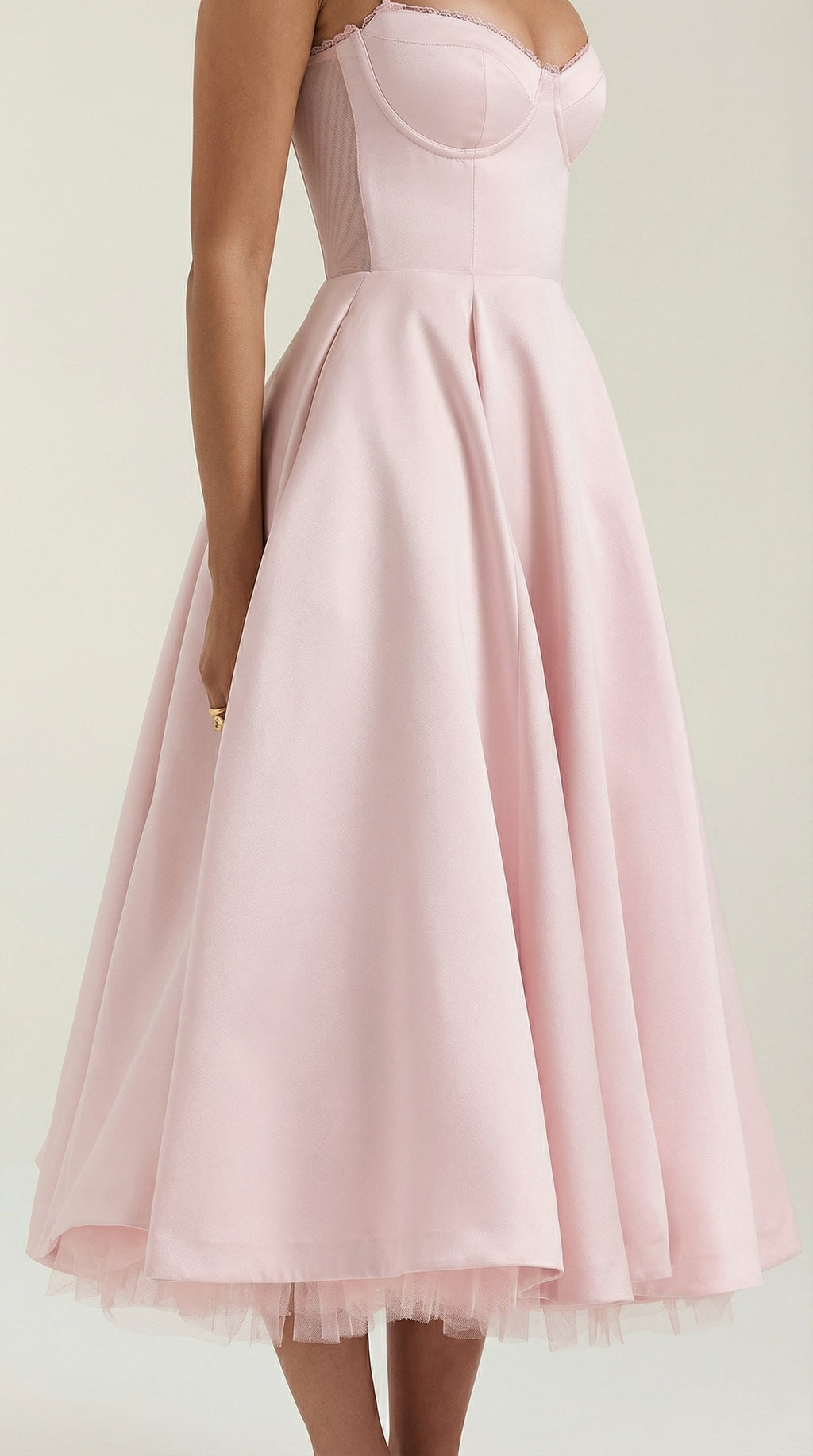 Isold tulle midi dress