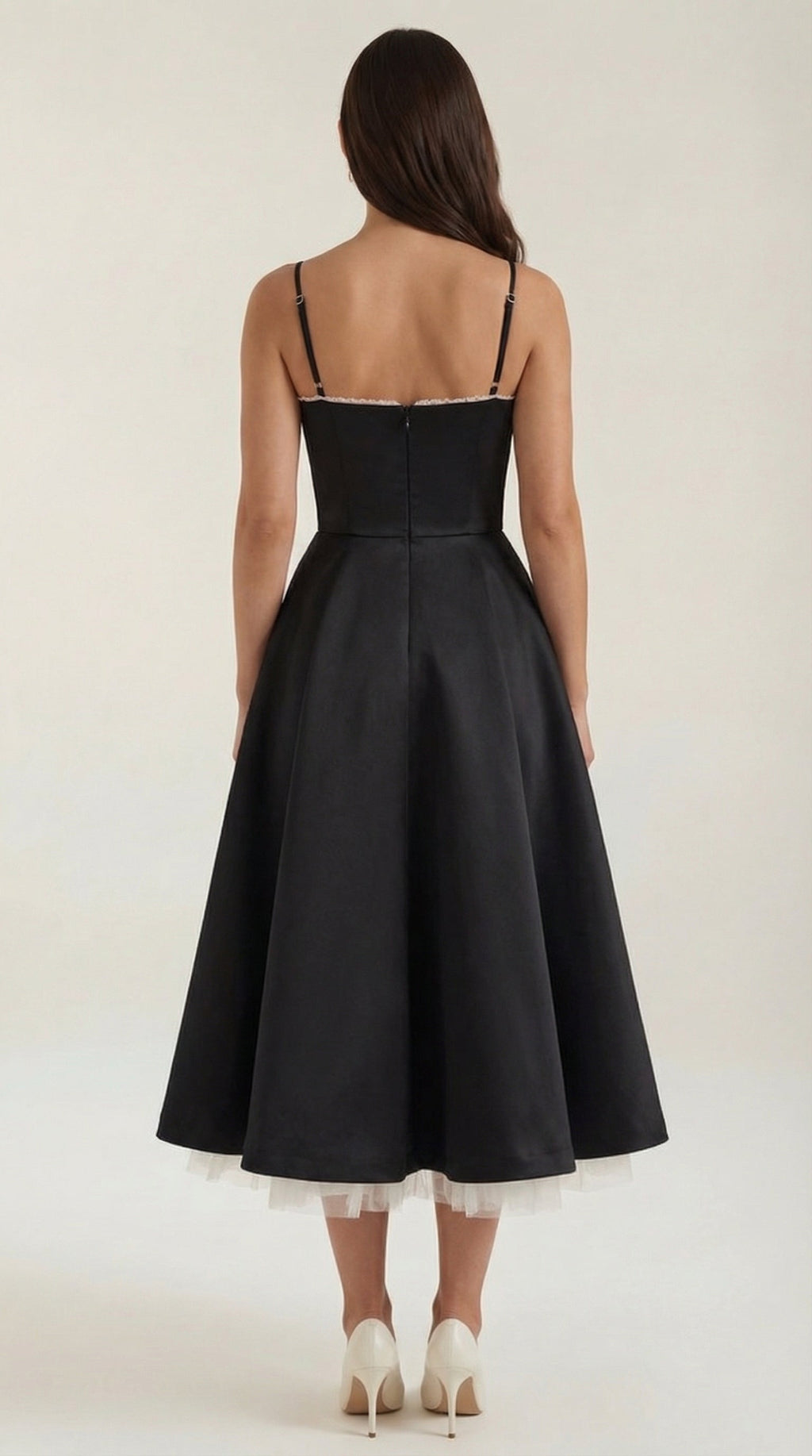 Isold tulle midi dress