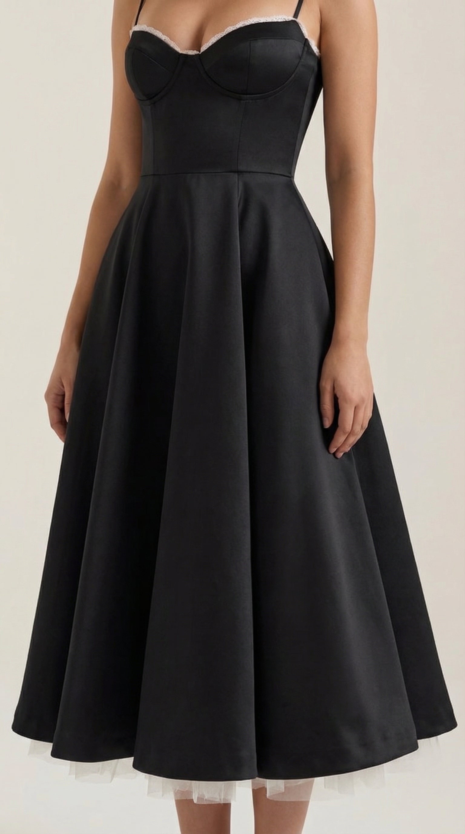 Isold tulle midi dress