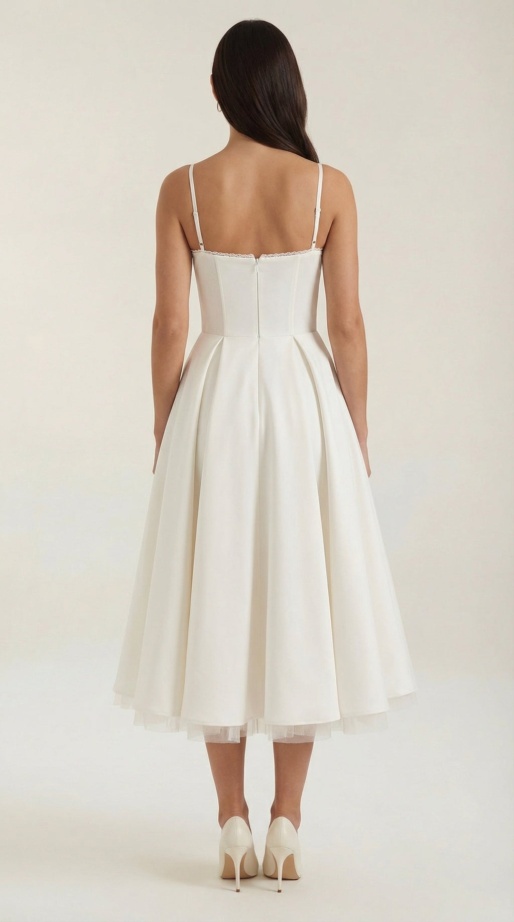 Isold tulle midi dress