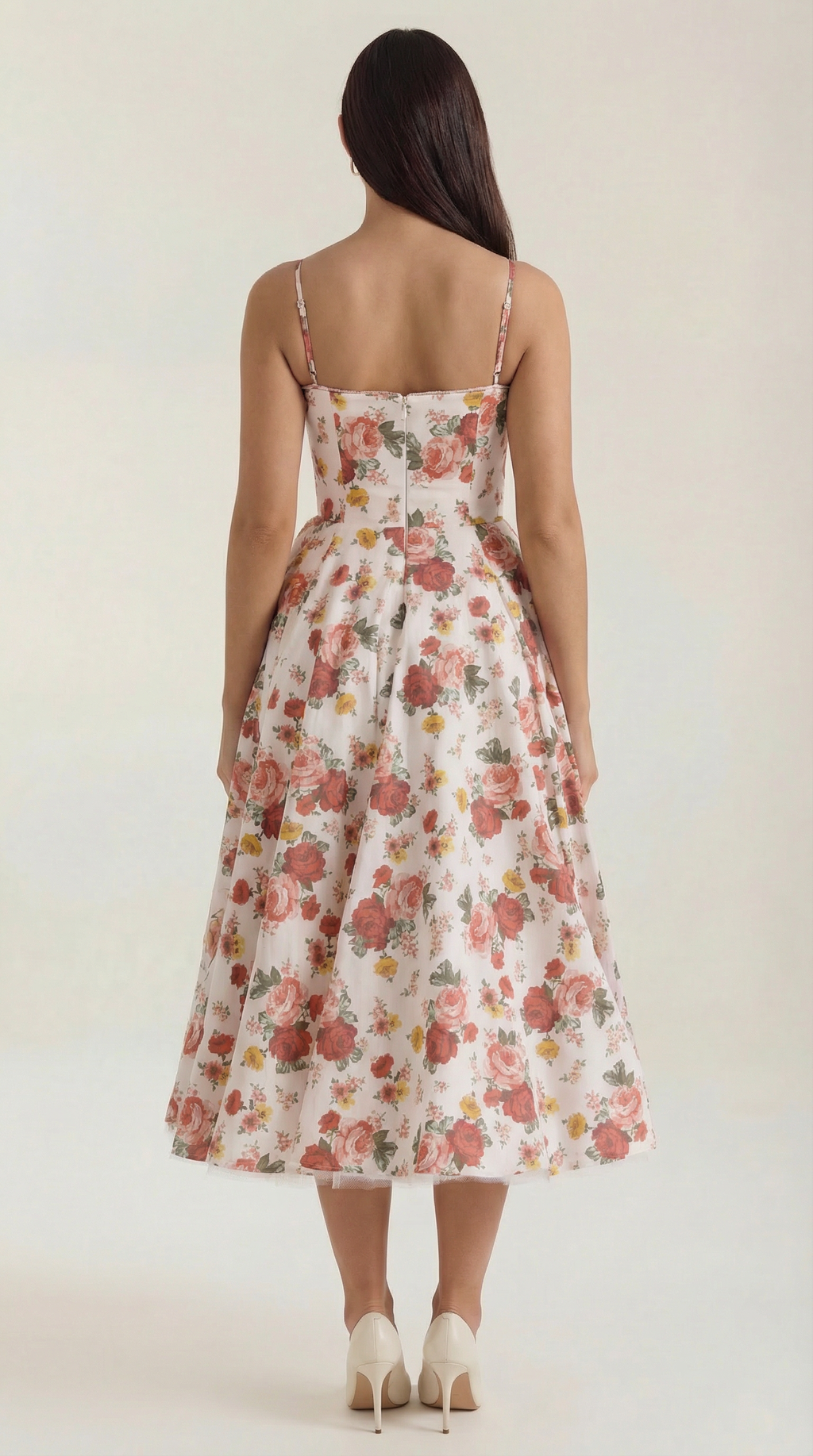 Isold tulle midi dress