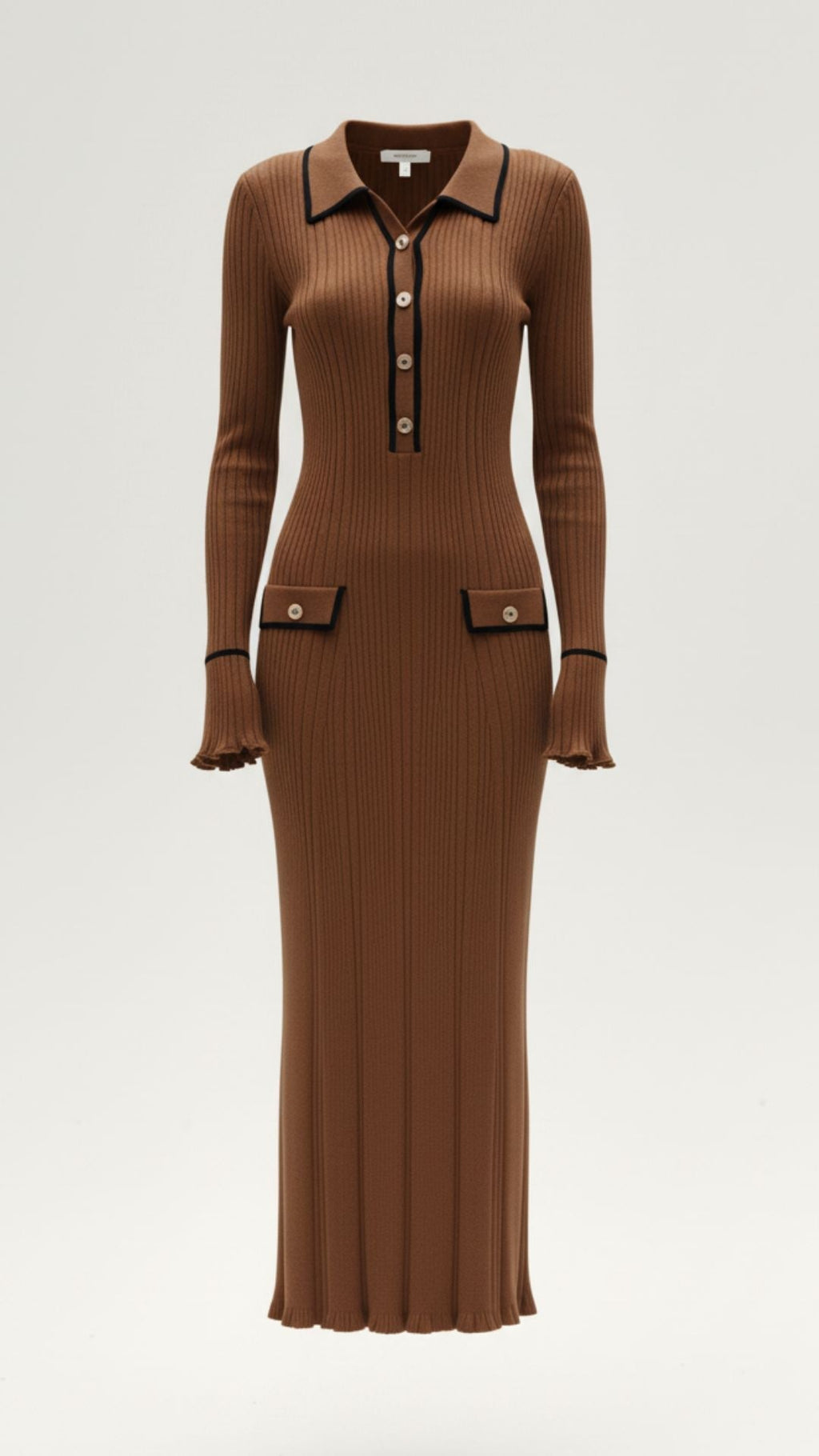 Josephine | Close-fitting knit maxi dress
