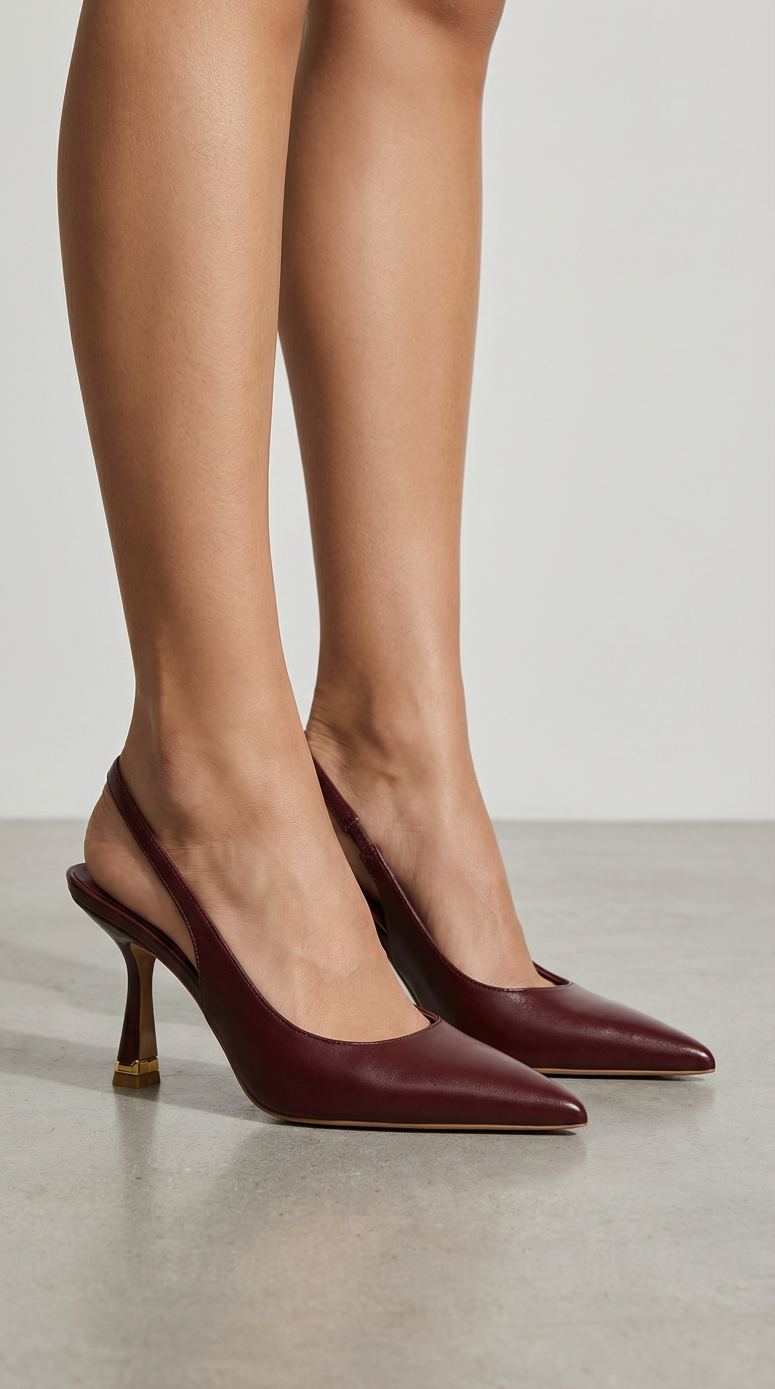 Nicole slingback court shoes