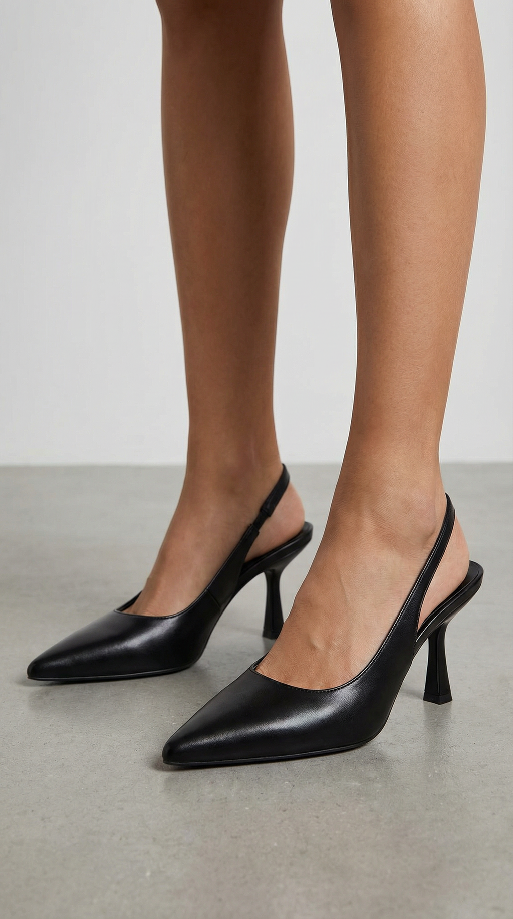 Nicole slingback court shoes