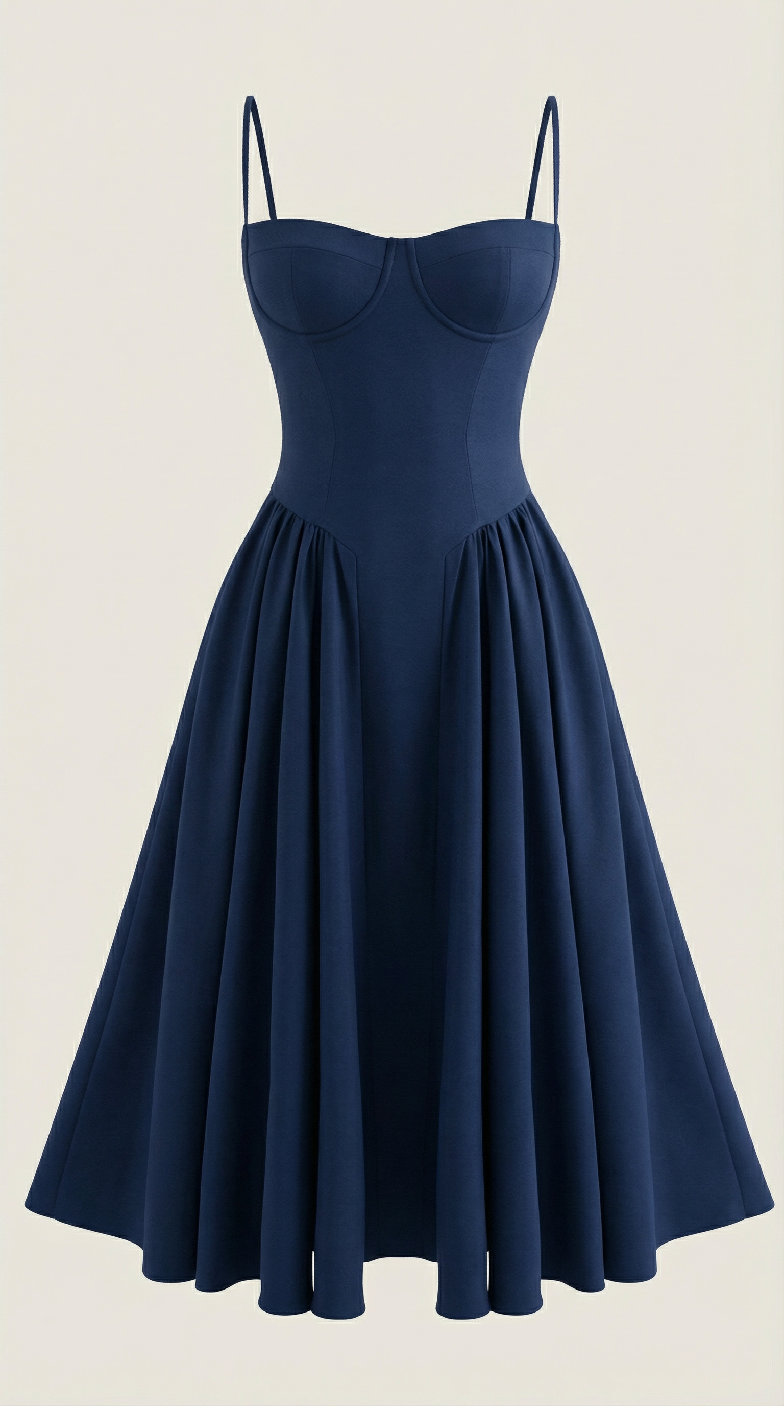 Elise | Corset Midi Dress