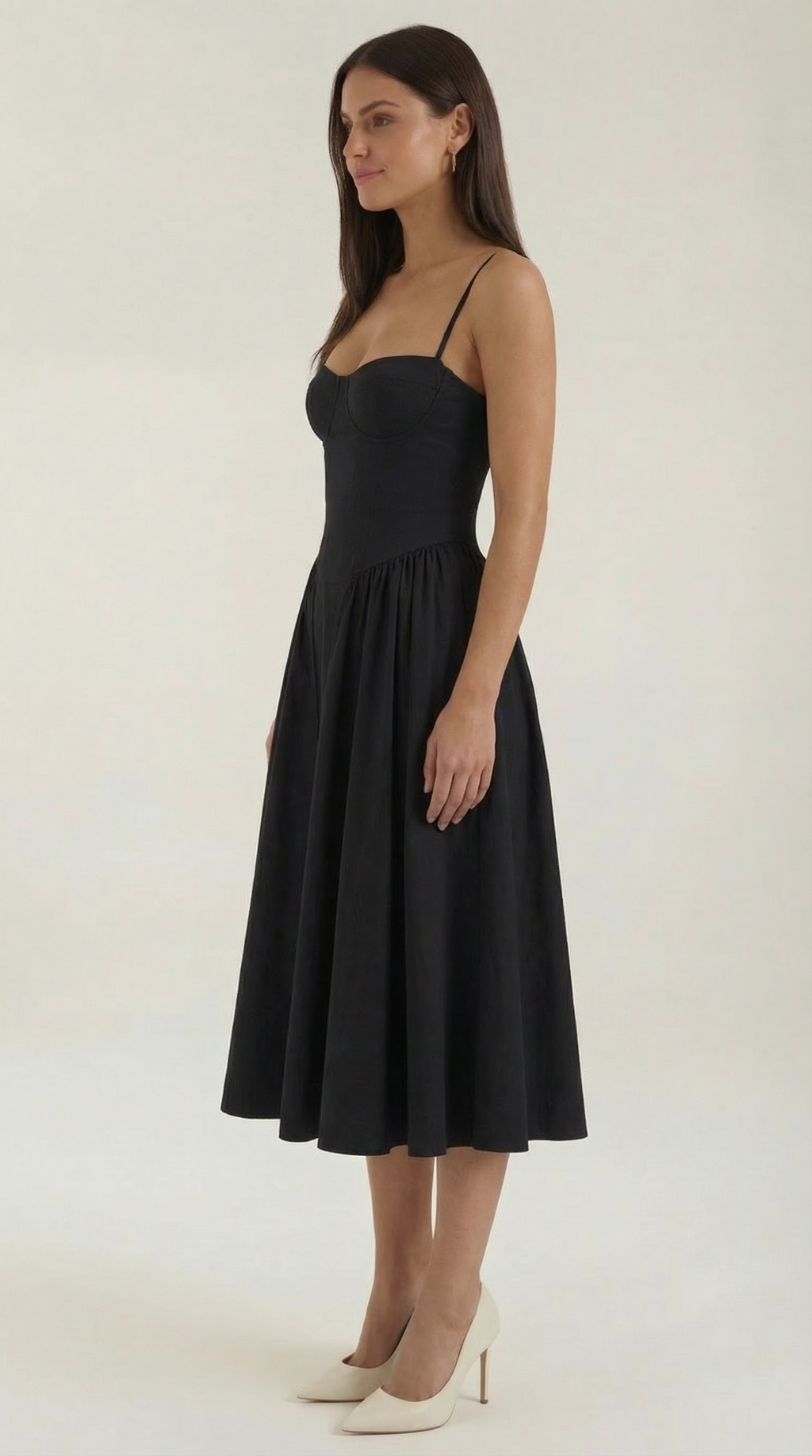 Elise | Corset Midi Dress