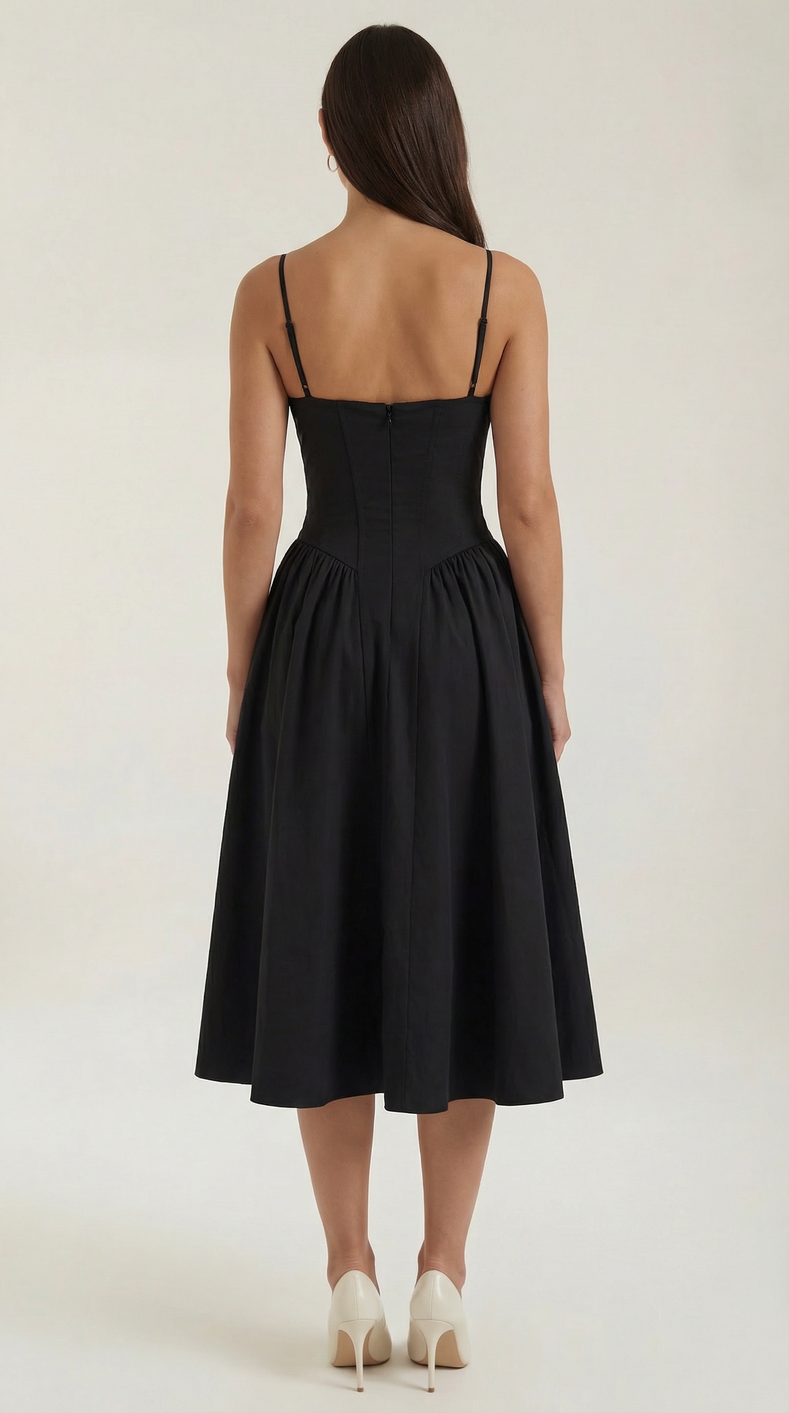 Elise | Corset Midi Dress